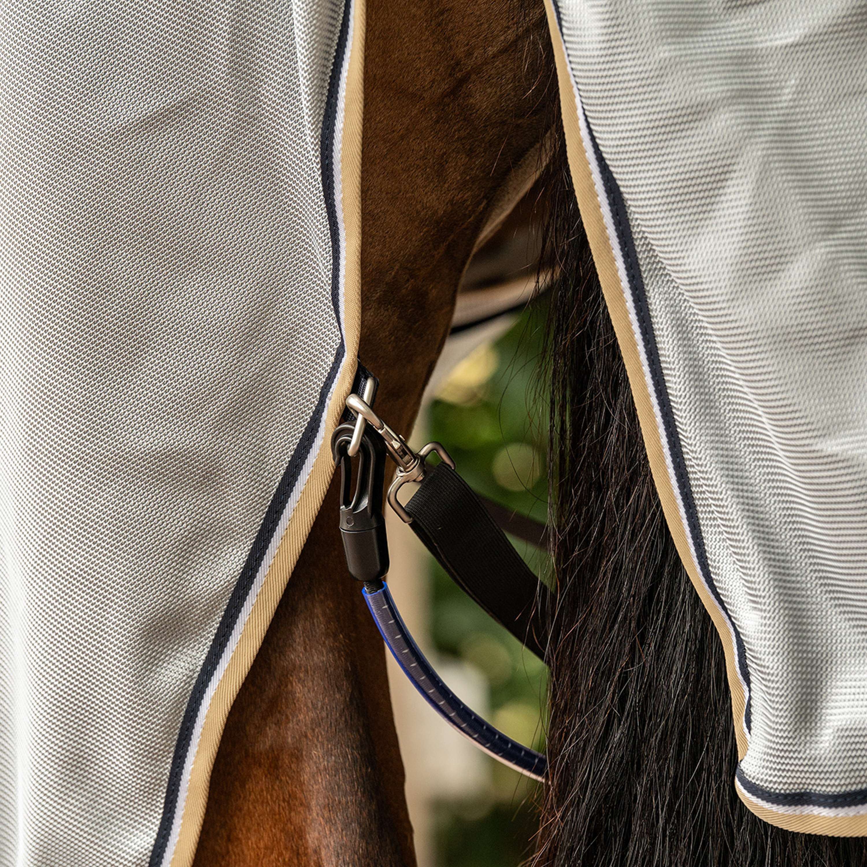 Velder Horsewear Premium Pony Couverture Anti-Mouches Pearl Grey
