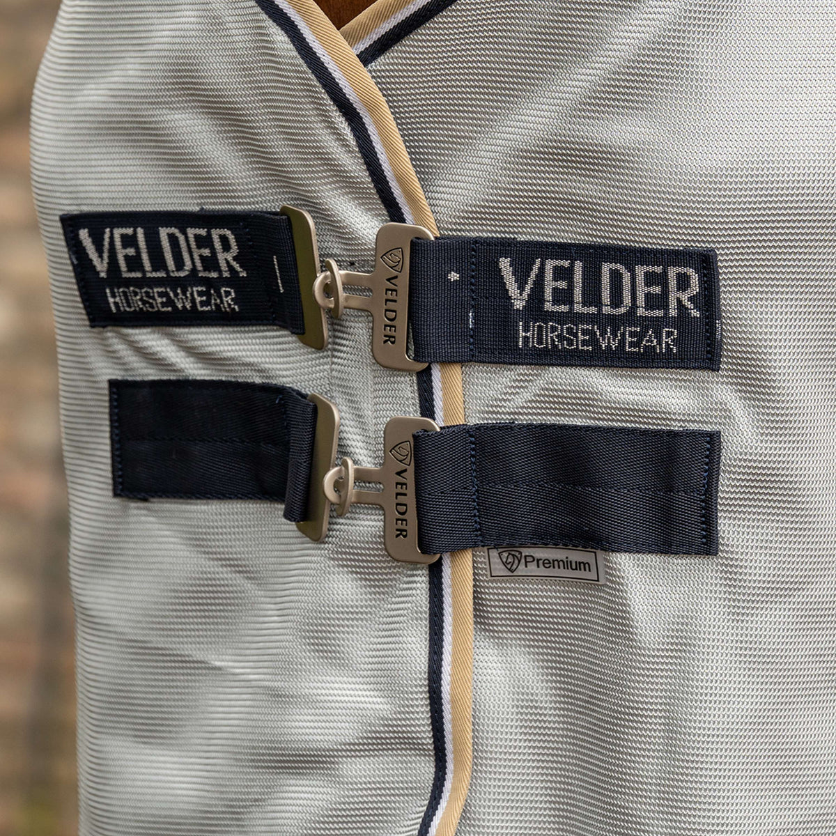 Velder Horsewear Premium Couverture Anti-Mouches Pearl Grey