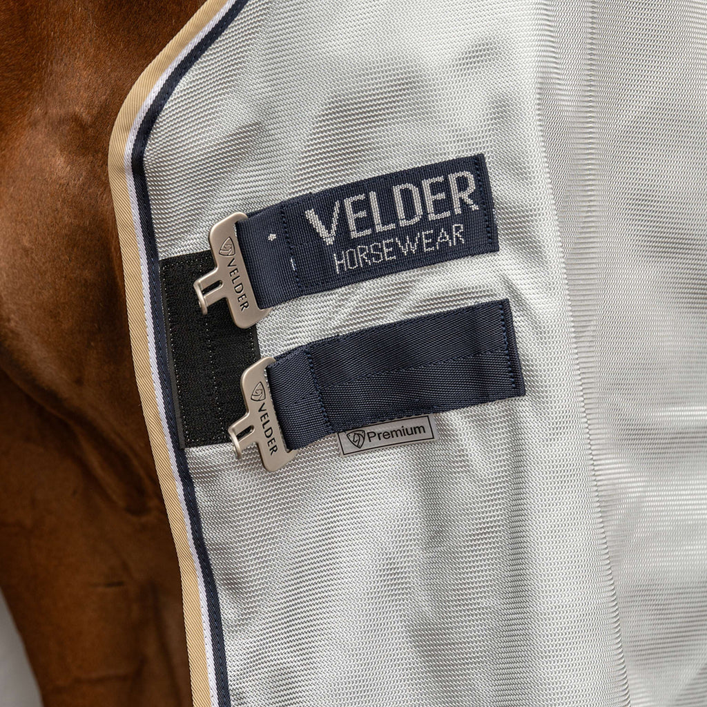Velder Horsewear Premium Couverture Anti-Mouches Pearl Grey