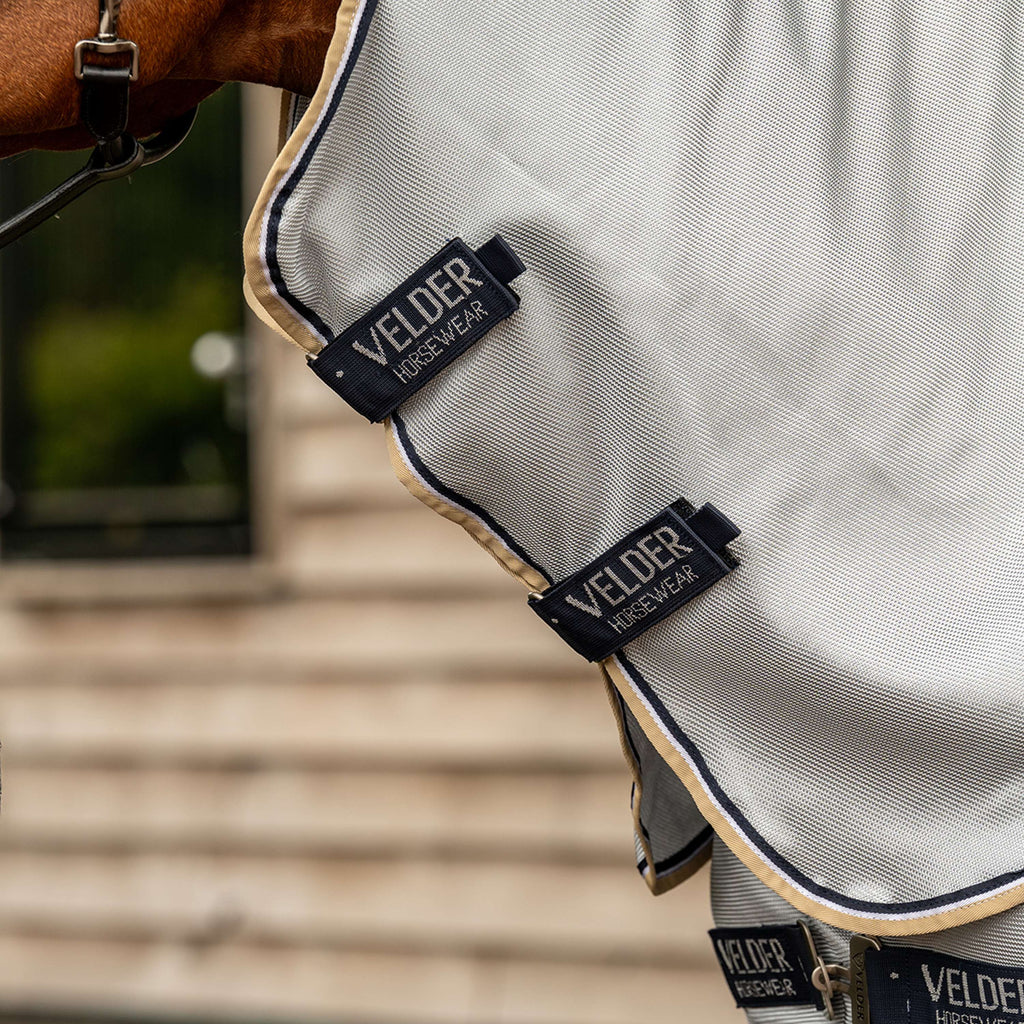 Velder Horsewear Premium Couverture Anti-Mouches Pearl Grey