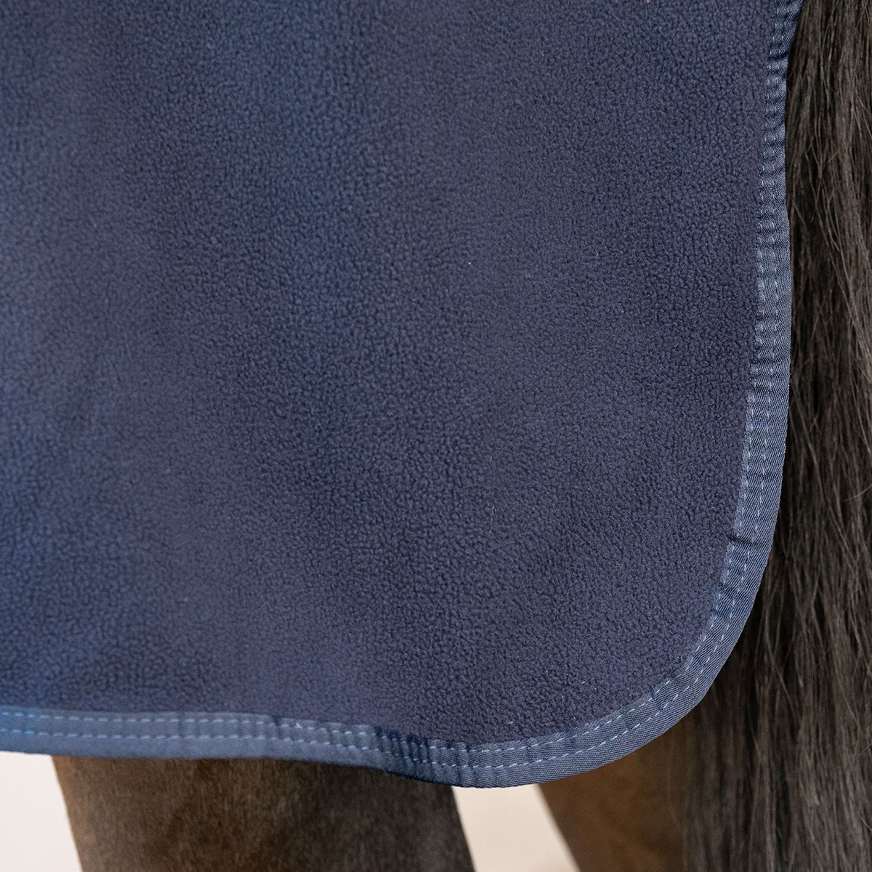 Velder Horsewear Essentials Couverture Polaire Comfy avec Couvre-cou Marin