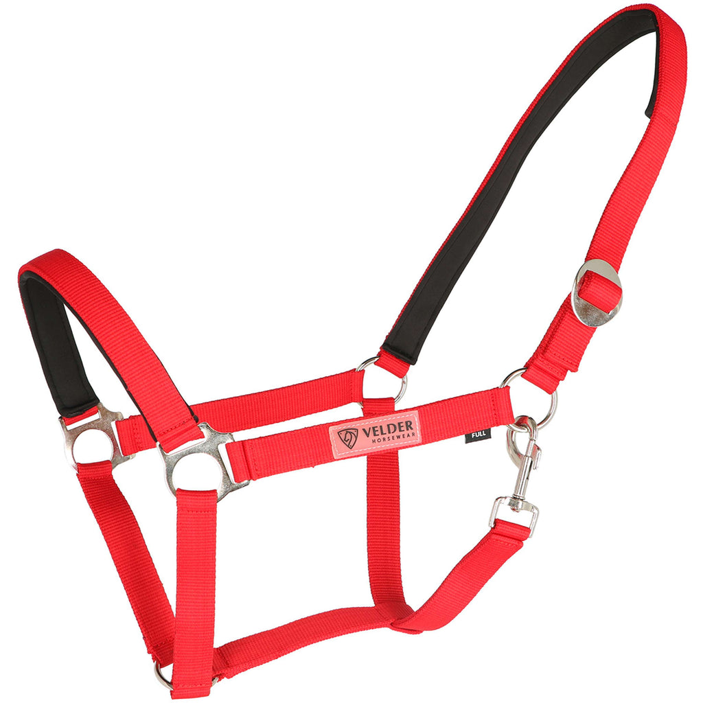 Velder Horsewear Essentials Licol Basic Padded High Risk Red