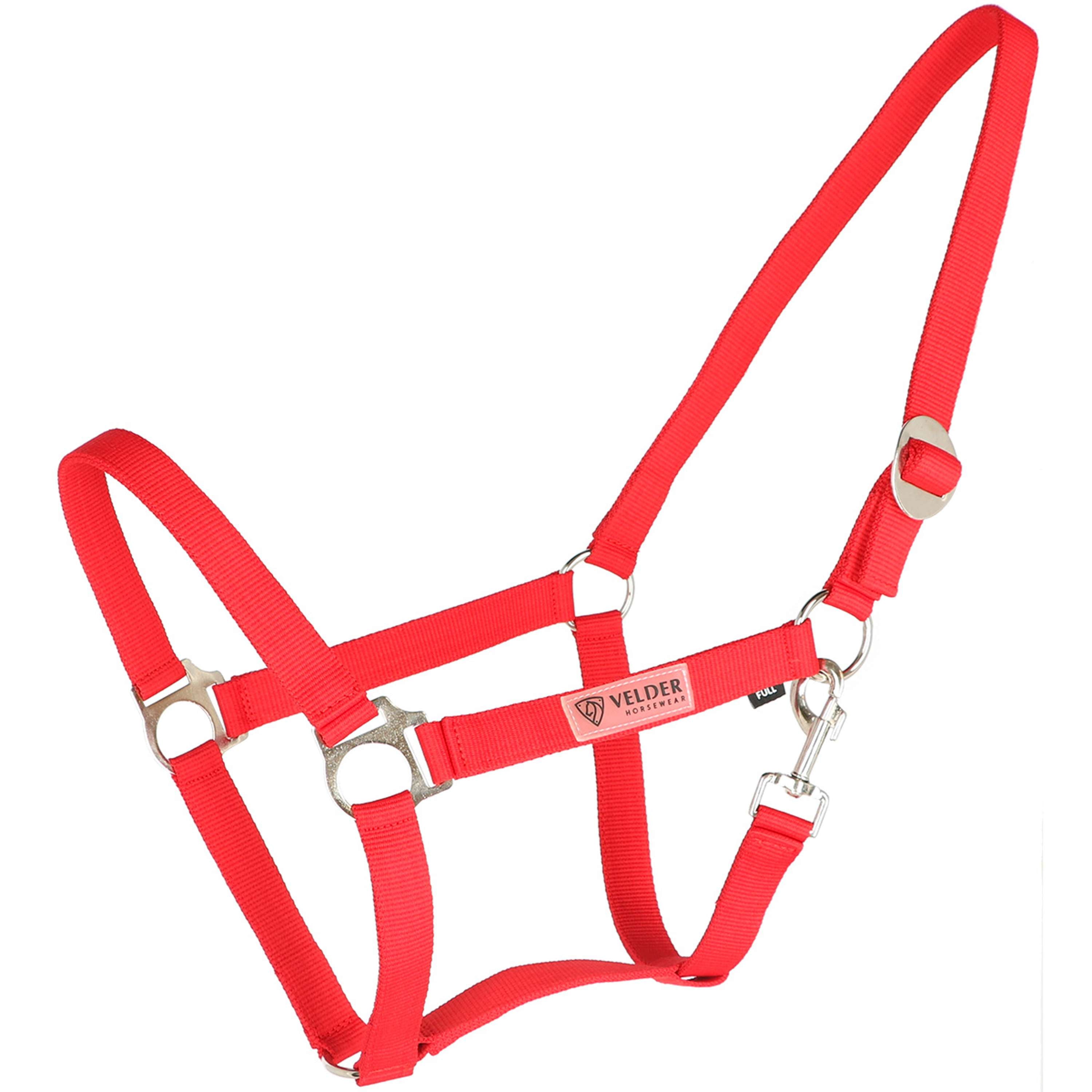 Velder Horsewear Essentials Ensemble Licol Basic Summer High Risk Red