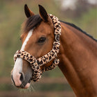 Velder Horsewear Premium Licol Comfort Fur Snow Leopard Marron