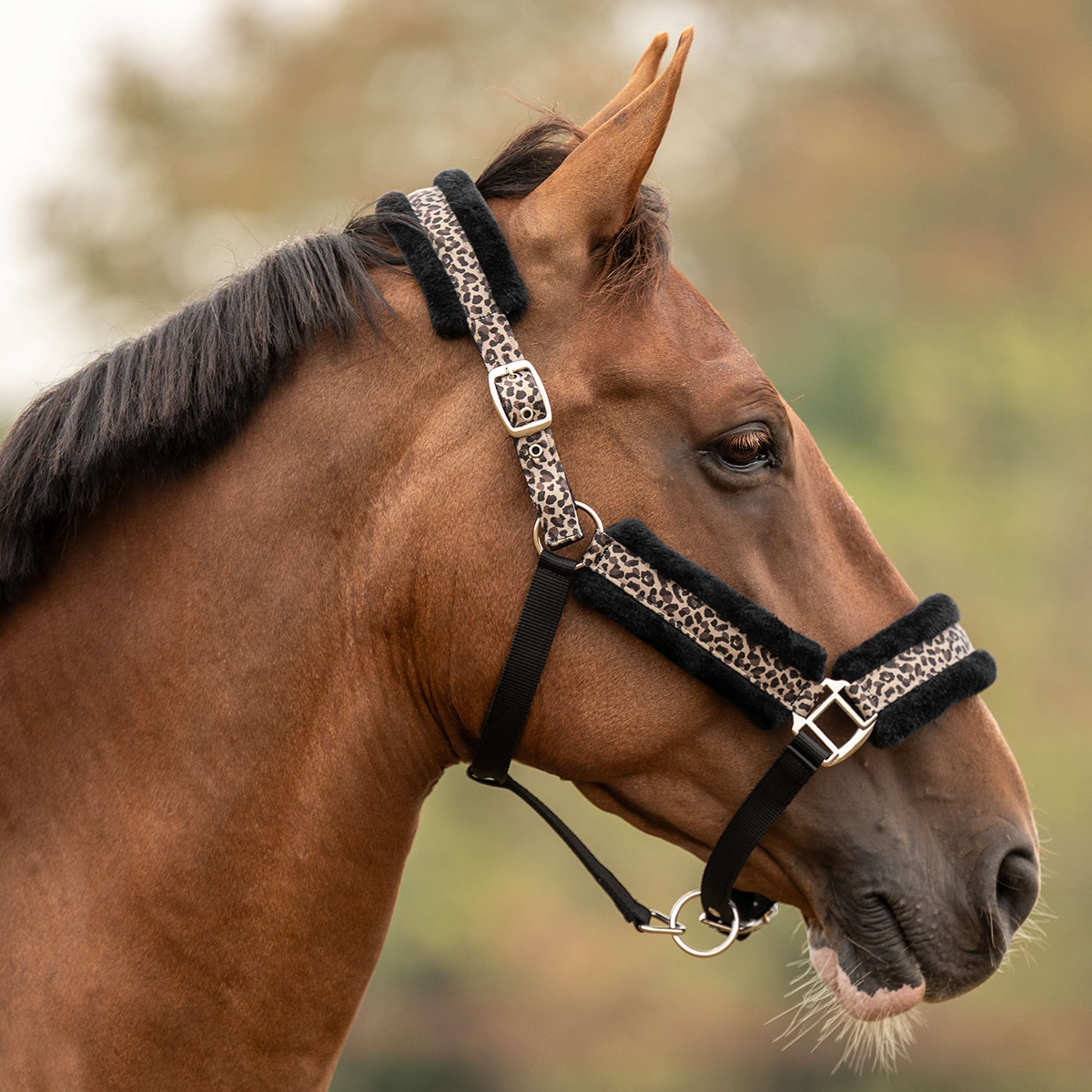 Velder Horsewear Essentials Licol Savanna Soft Earth Leopard