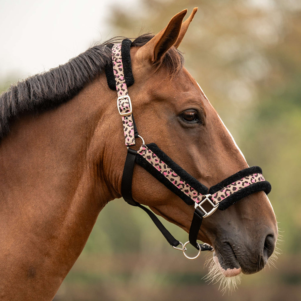 Velder Horsewear Essentials Licol Savanna Soft Sandstone Leopard