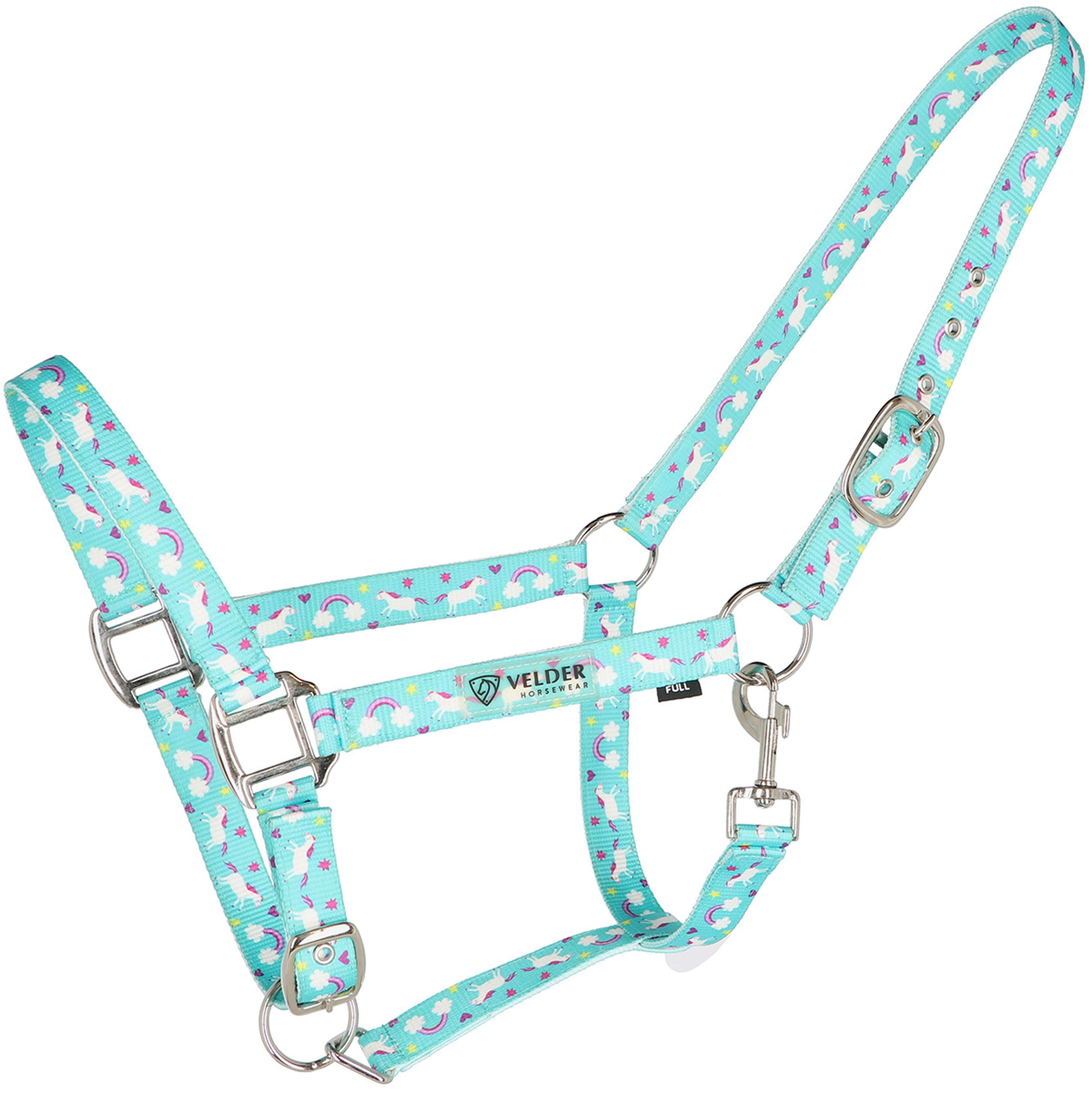 Velder Horsewear Essentials Licol Unicorn Bleu