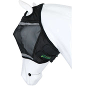 Agradi Horse Masque Anti-Mouches Fine Mesh avec Découpe D'oreille Noir