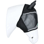 Agradi Horse Masque Anti-Mouches Fine Mesh avec Oreilles Noir