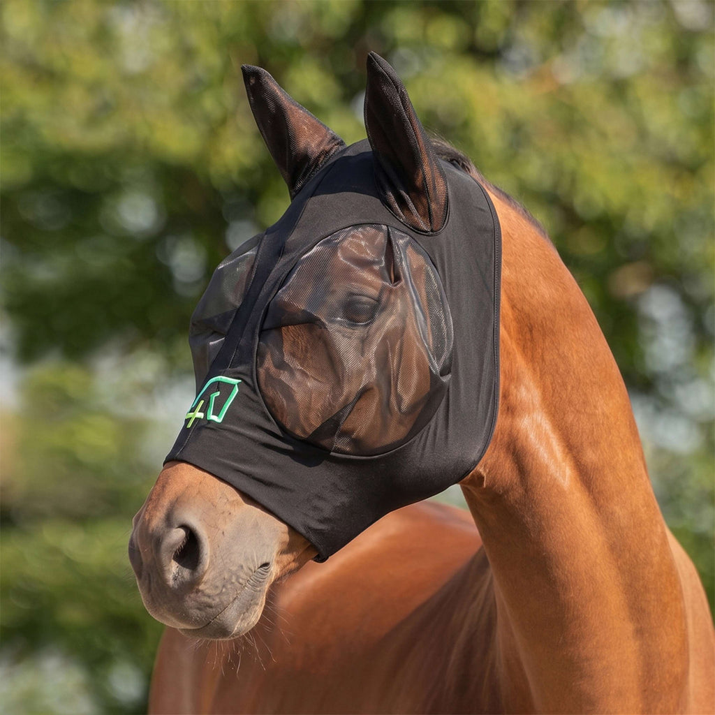 Agradi Horse Masque Anti-Mouches Stretch Noir