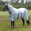 Highlander Plus by Shires Couverture Anti-Eczema Sweet-Itch Combo Blanc/Airforce