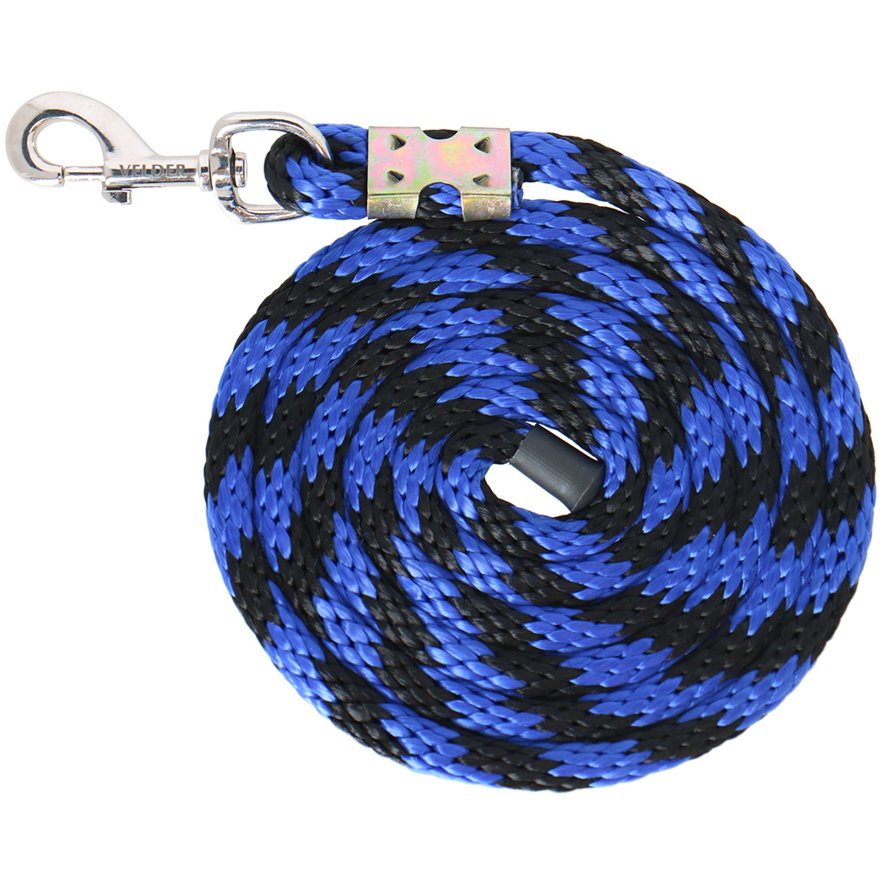Velder Horsewear Corde pour Licol Colorful Stripe Bleu/Noir