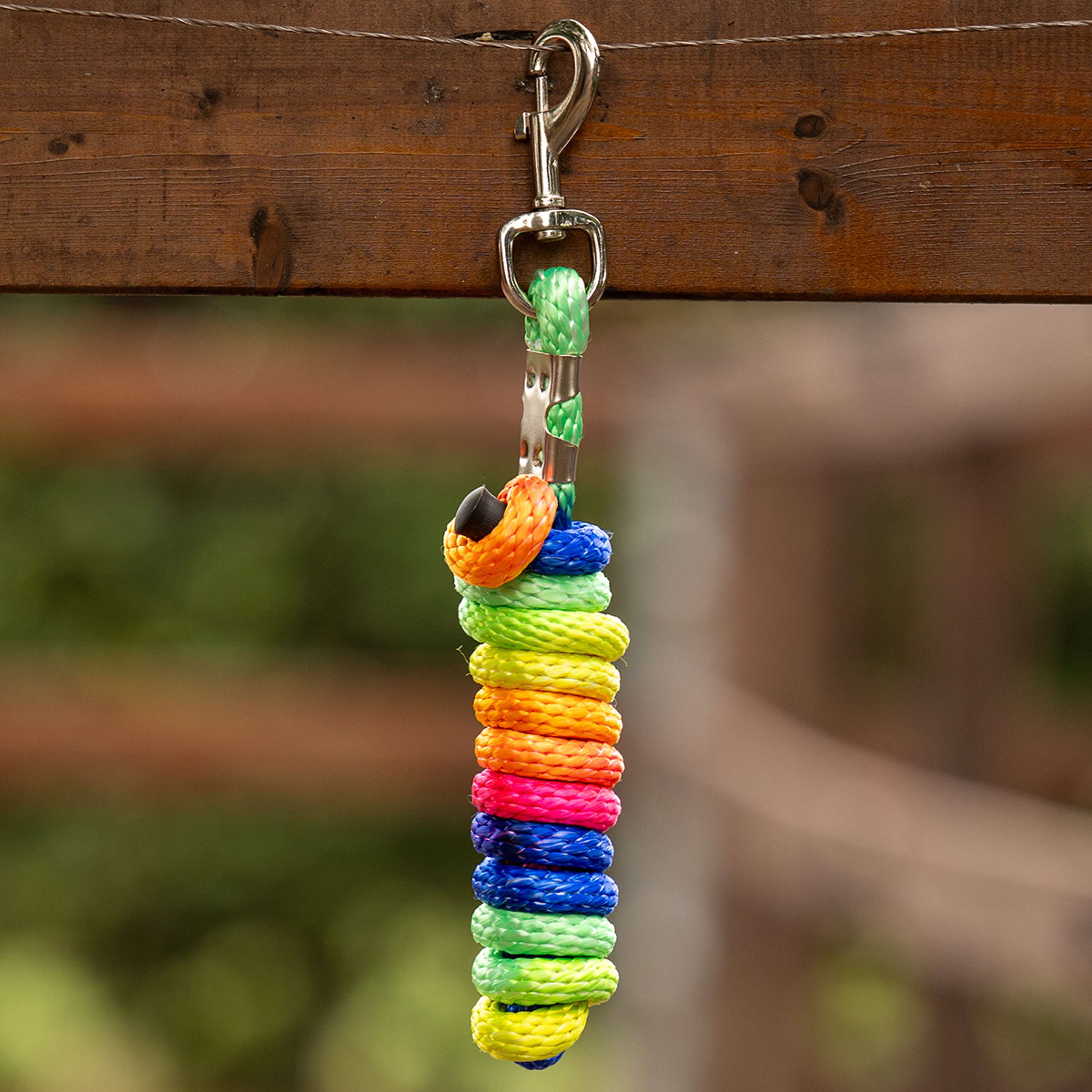 Velder Horsewear Corde pour Licol Colorful Stripe Rainbow Pastel