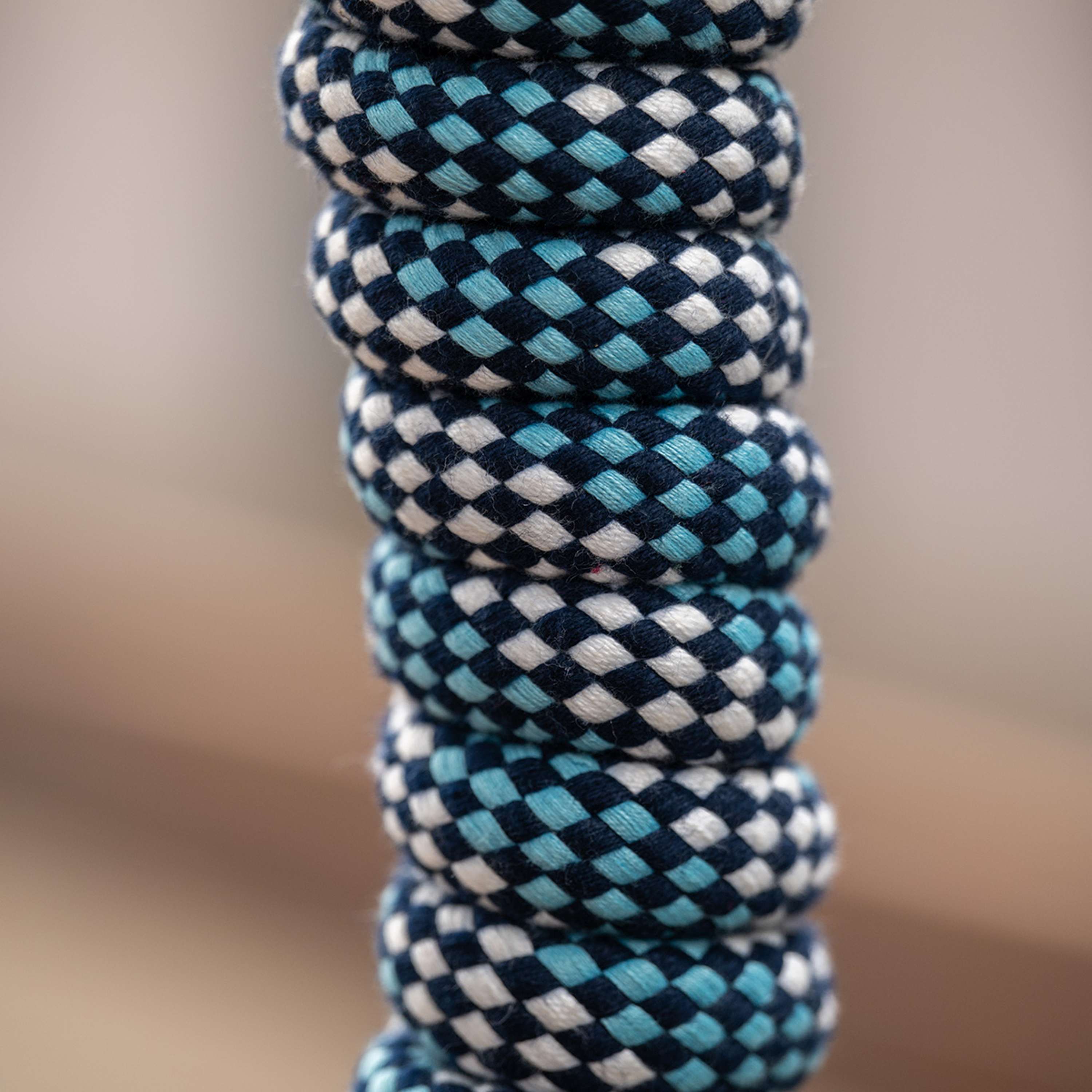 Velder Horsewear Corde pour Licol Soft Grip Bleu/Blanc/Marine