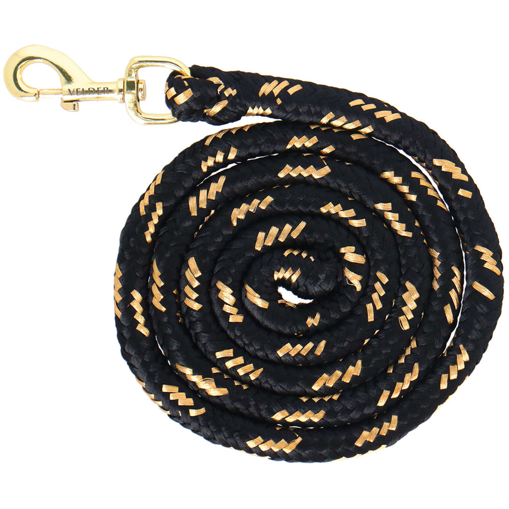 Velder Horsewear Corde pour Licol Gold Noir