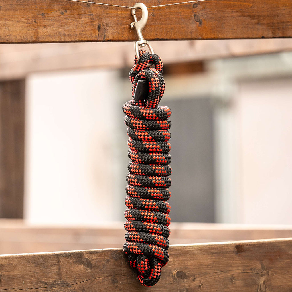 Velder Horsewear Corde pour Licol Noir/Rouge