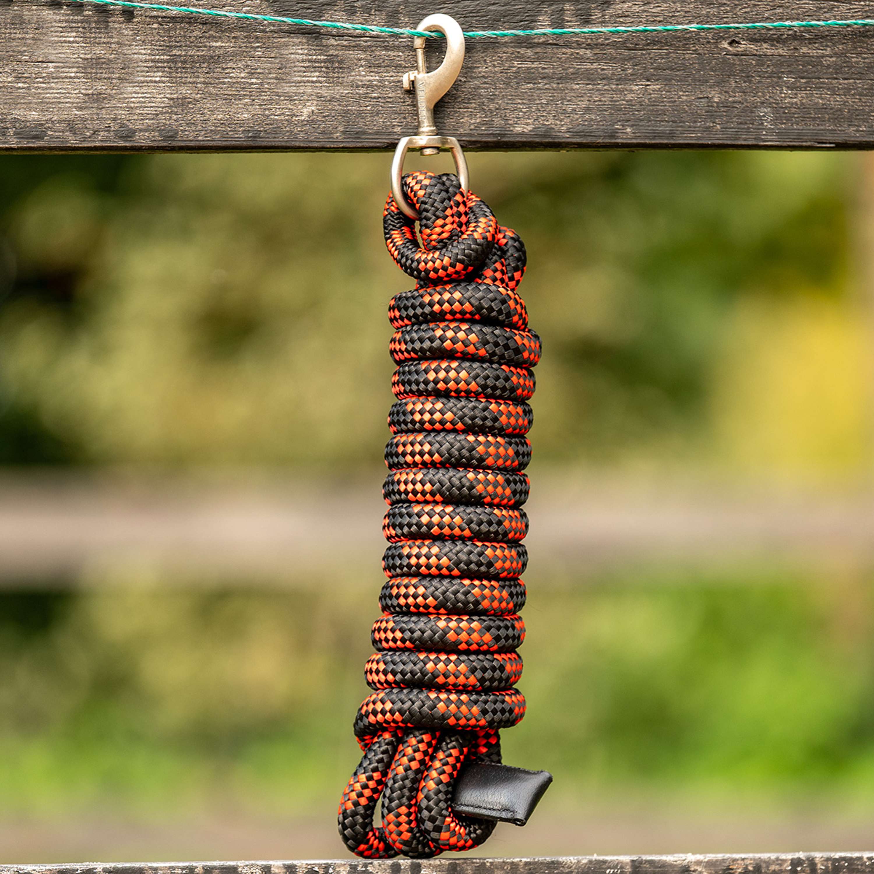 Velder Horsewear Corde pour Licol Noir/Rouge