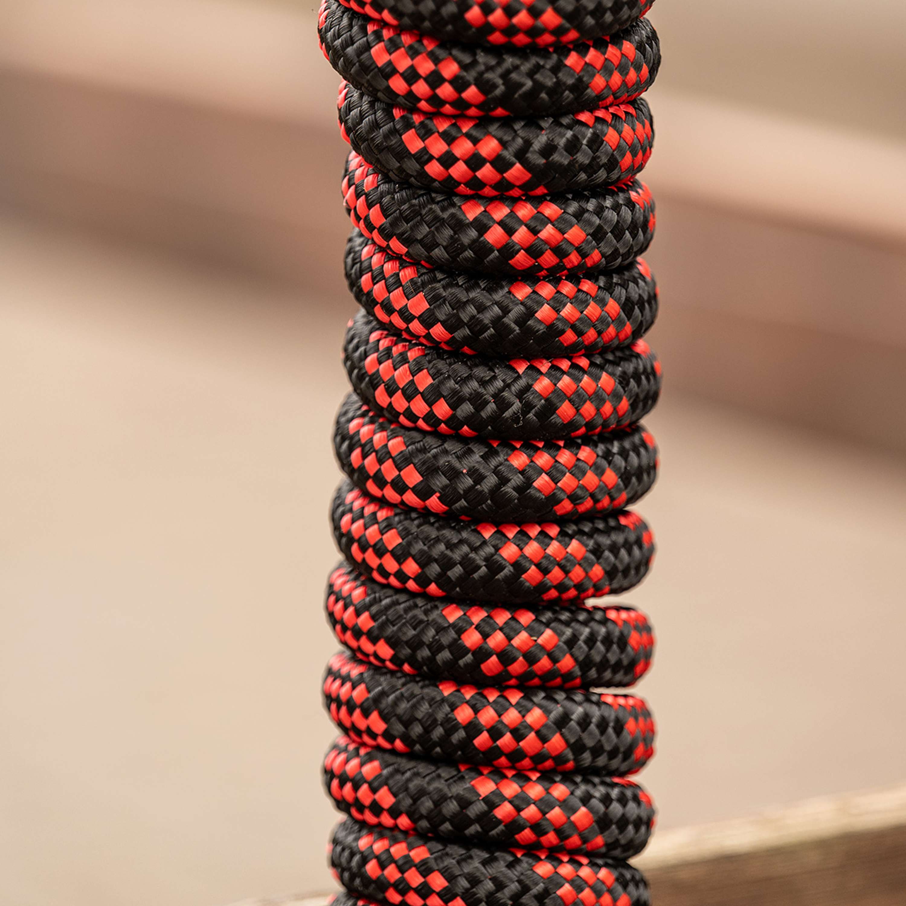 Velder Horsewear Corde pour Licol Noir/Rouge