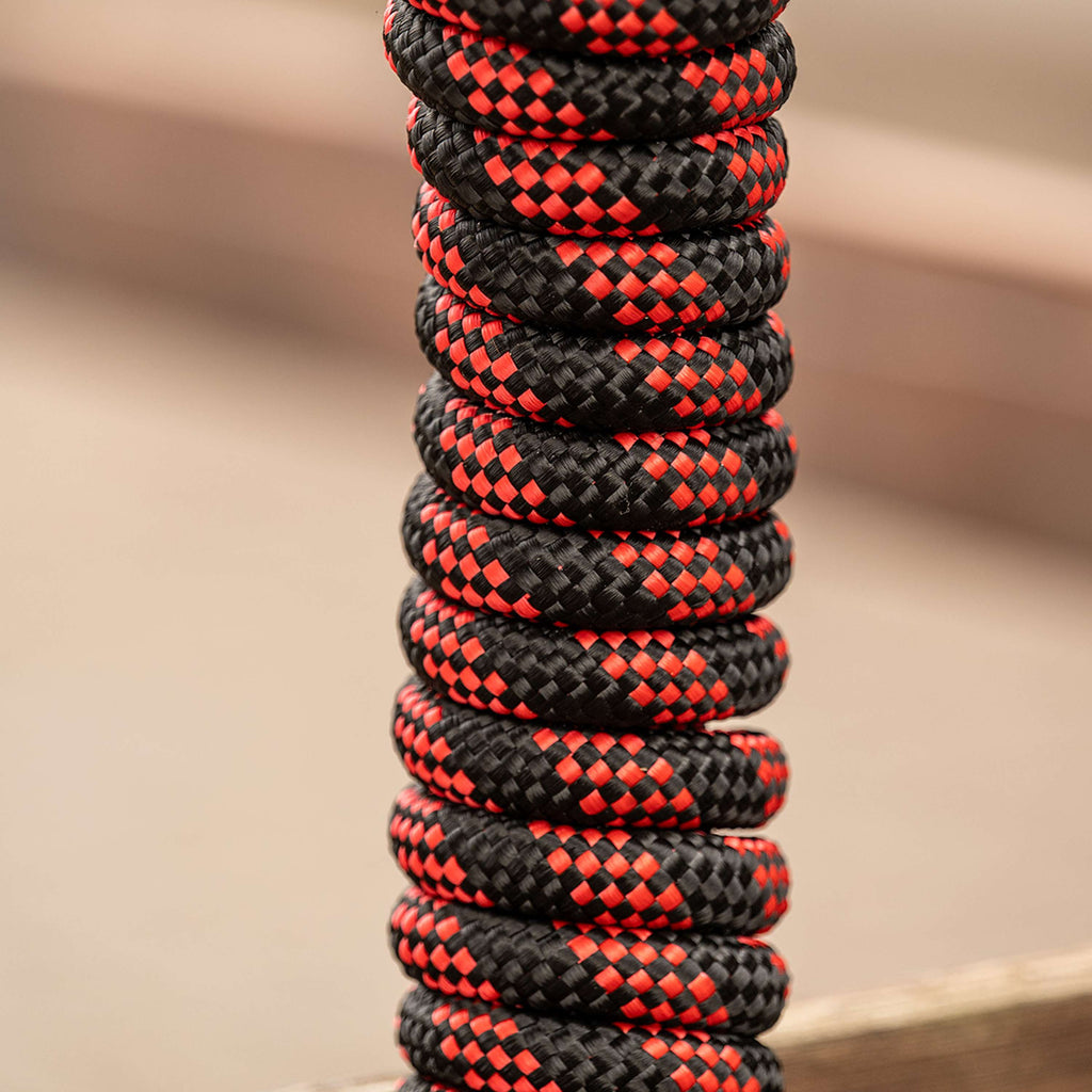 Velder Horsewear Corde pour Licol Noir/Rouge
