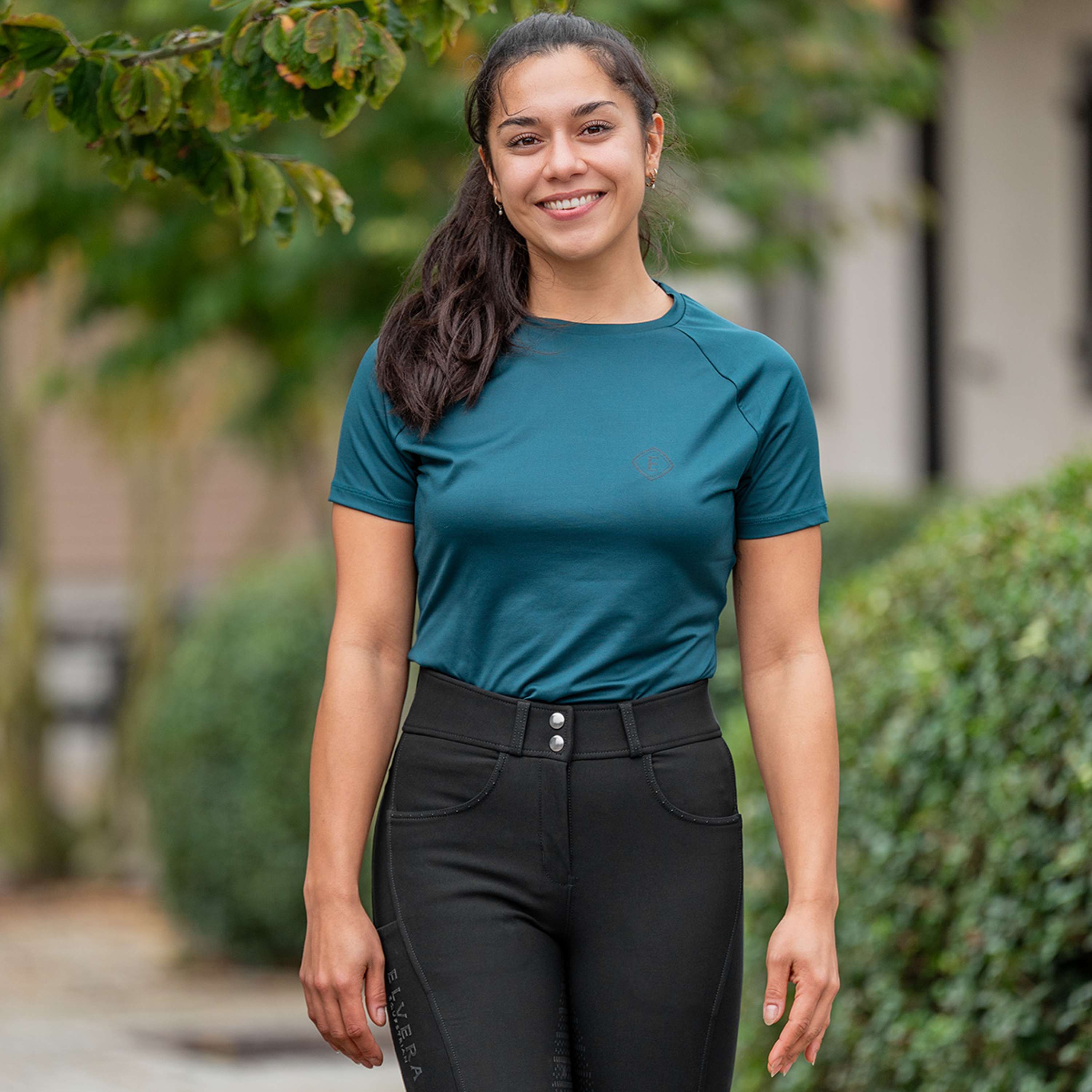 Elvera Equestrian T-shirt de performance EENova Deep Teal