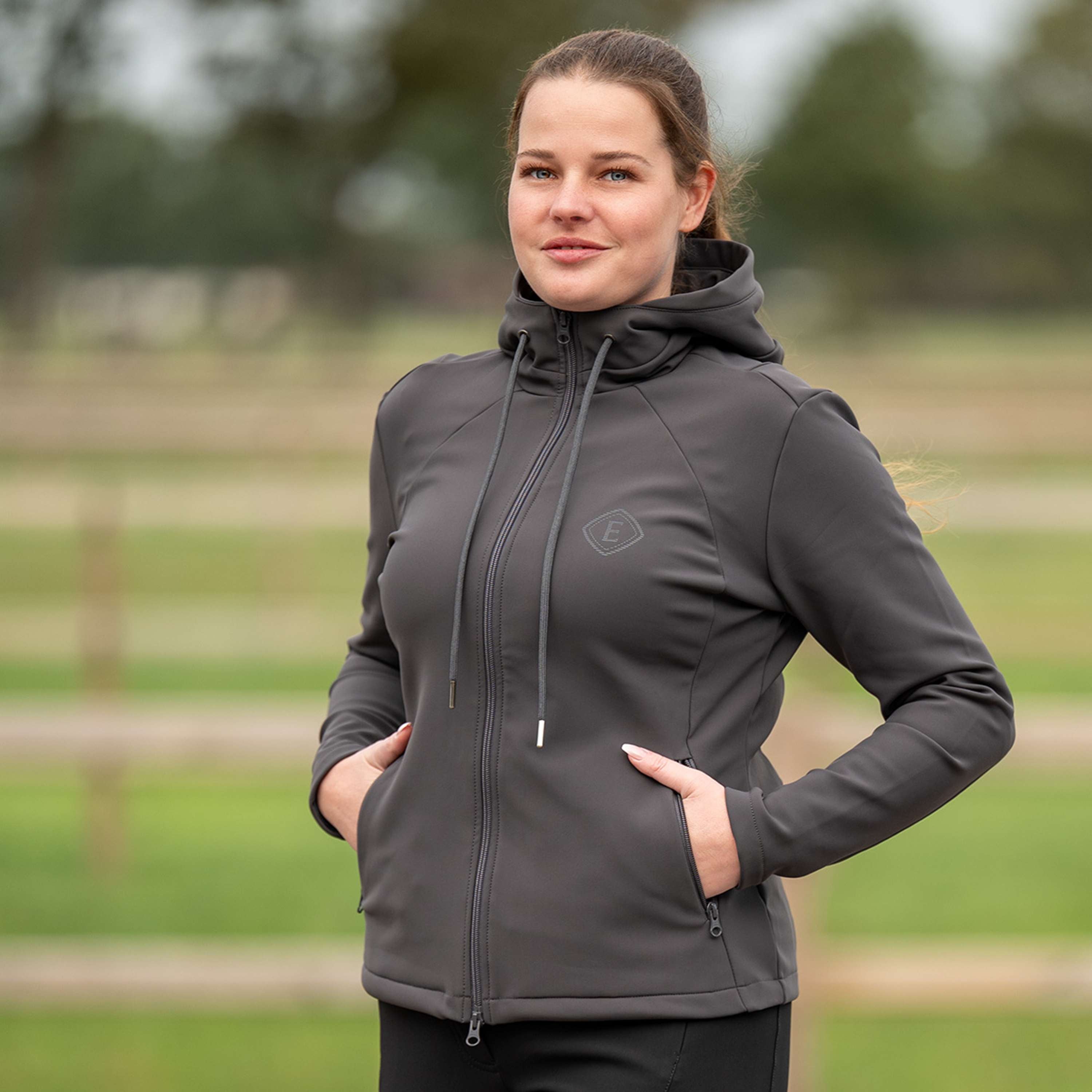 Elvera Equestrian Gilet d'Entraînement EEVirella Graphite