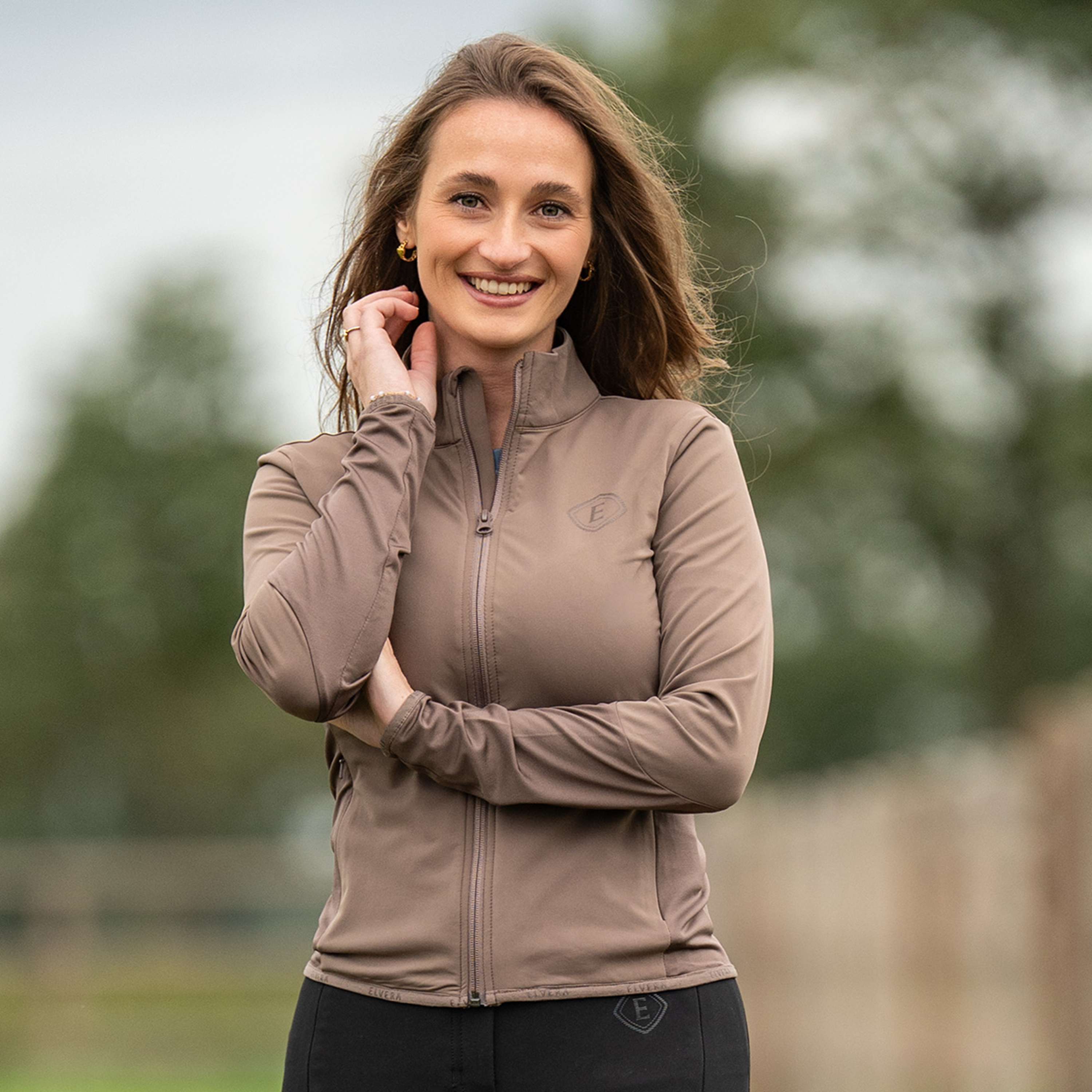 Elvera Equestrian Gilet d'Entraînement EEAveline Dark Taupe