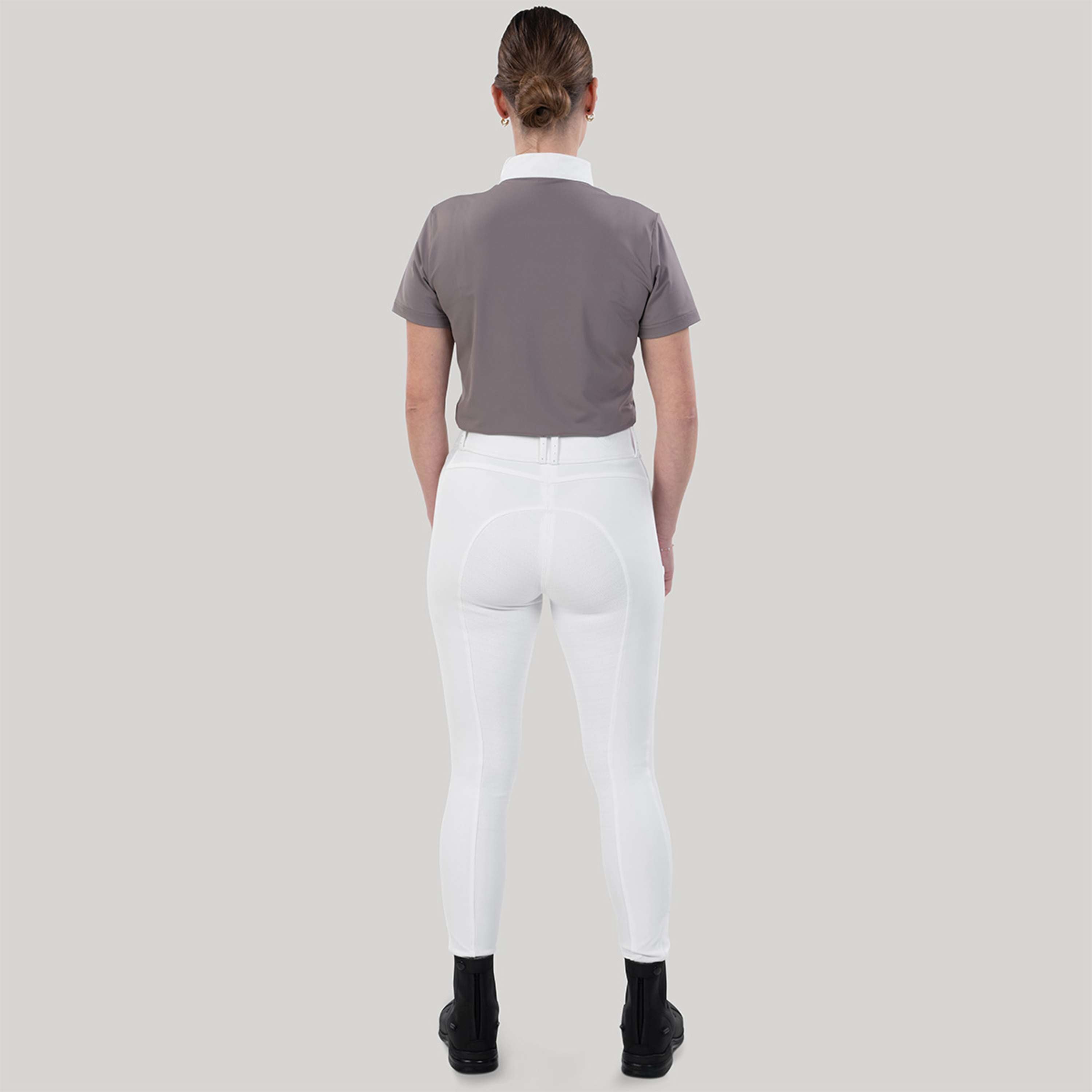 Elvera Equestrian Pantalon d'Équitation Performance Bling Blanc