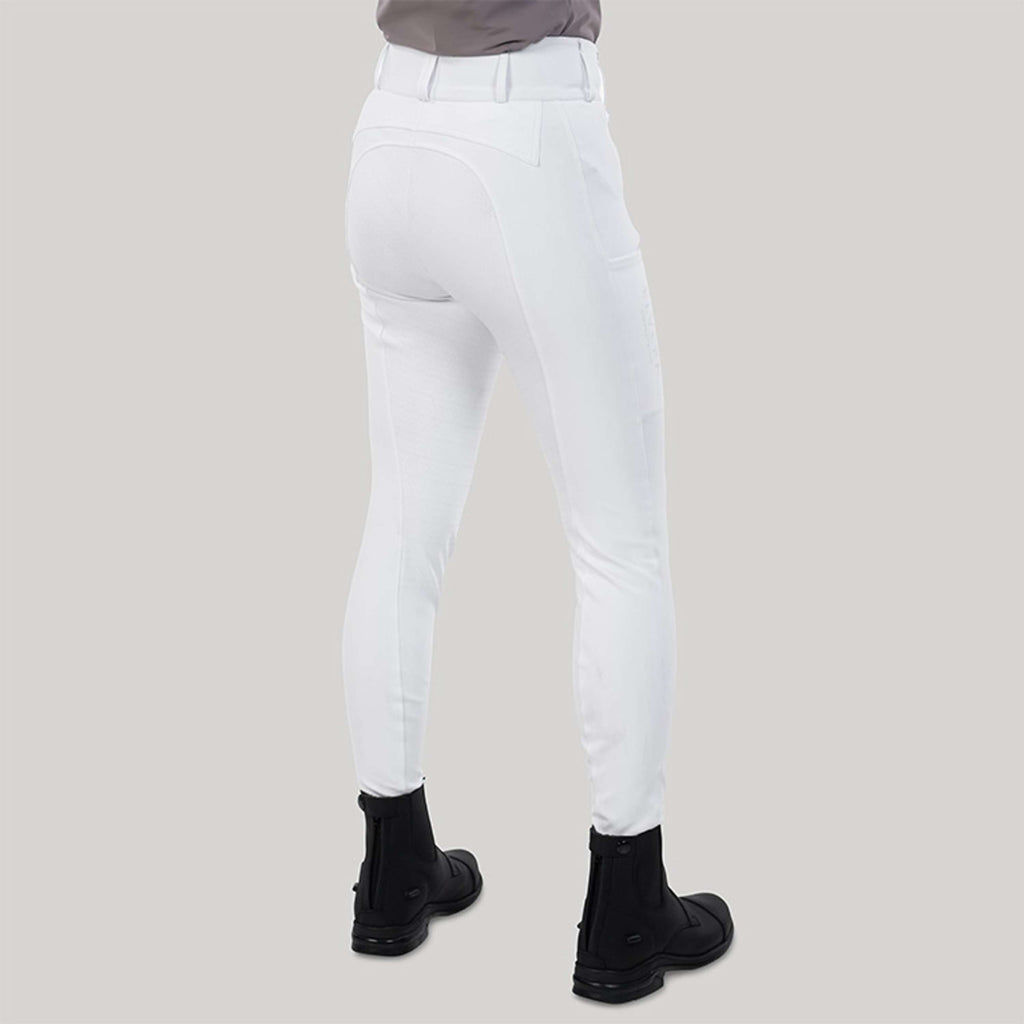 Elvera Equestrian Pantalon d'Équitation Sensitive Pro Blanc