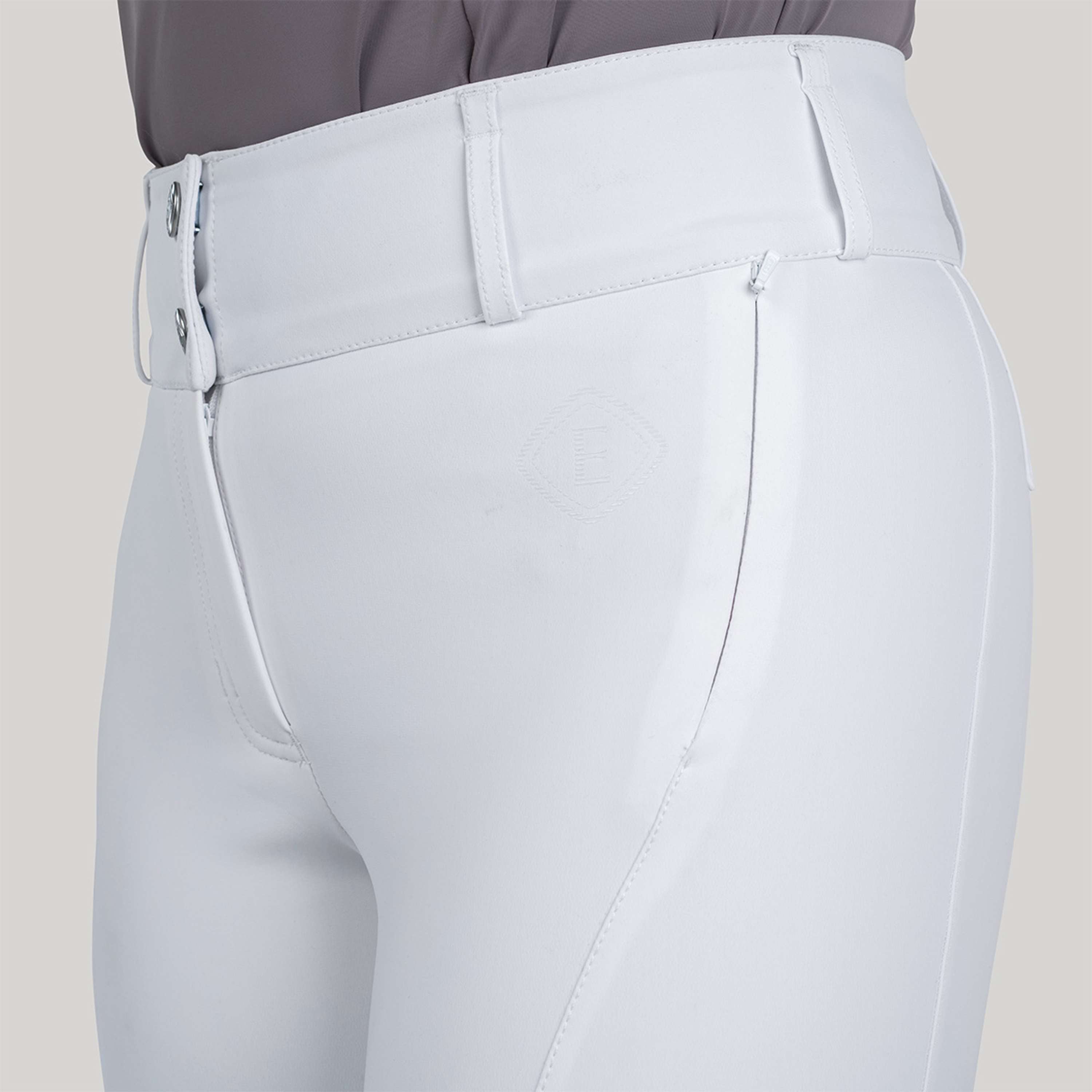 Elvera Equestrian Pantalon d'Équitation Sensitive Pro Blanc
