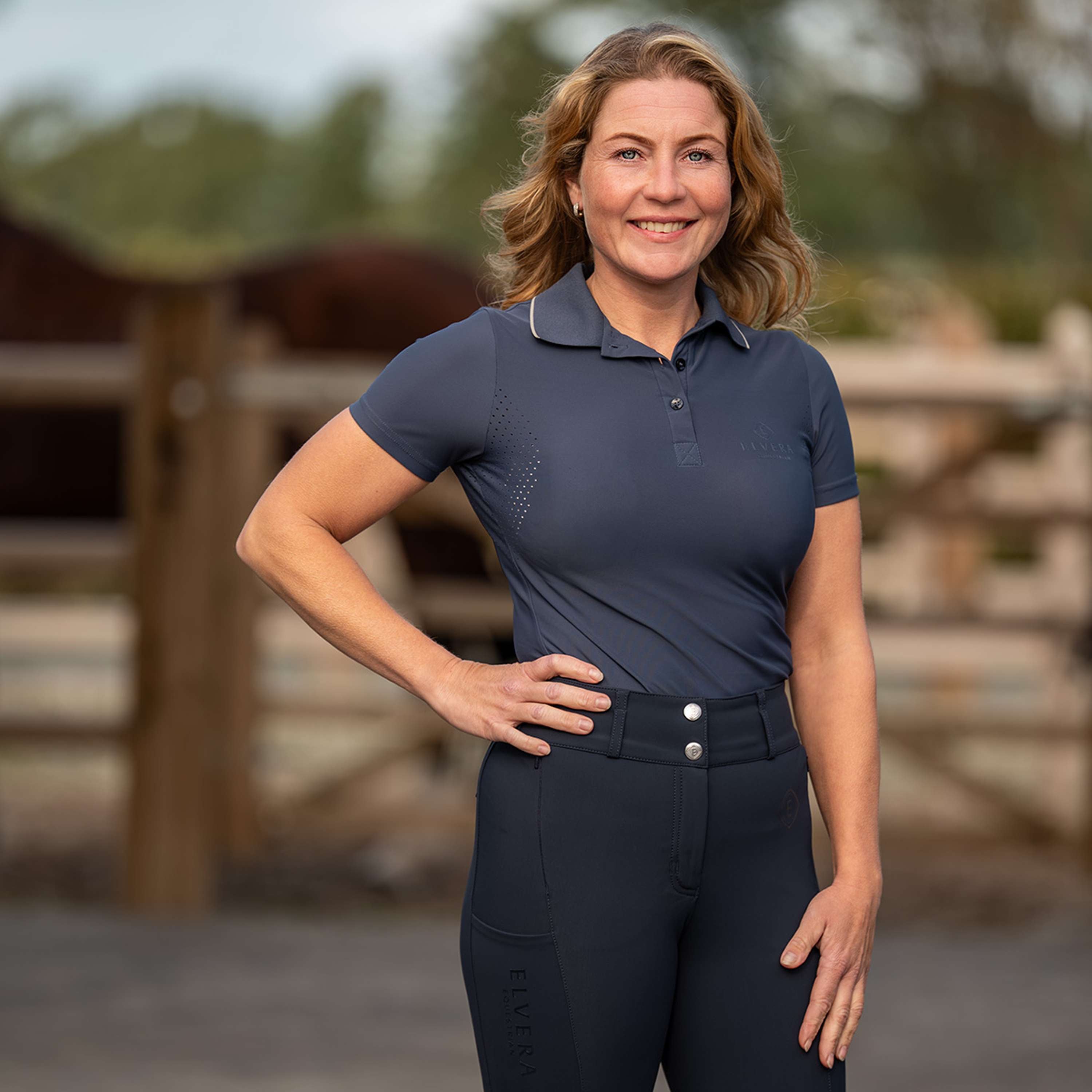 Elvera Equestrian Polo EEKitty Lunar/Moon Indigo