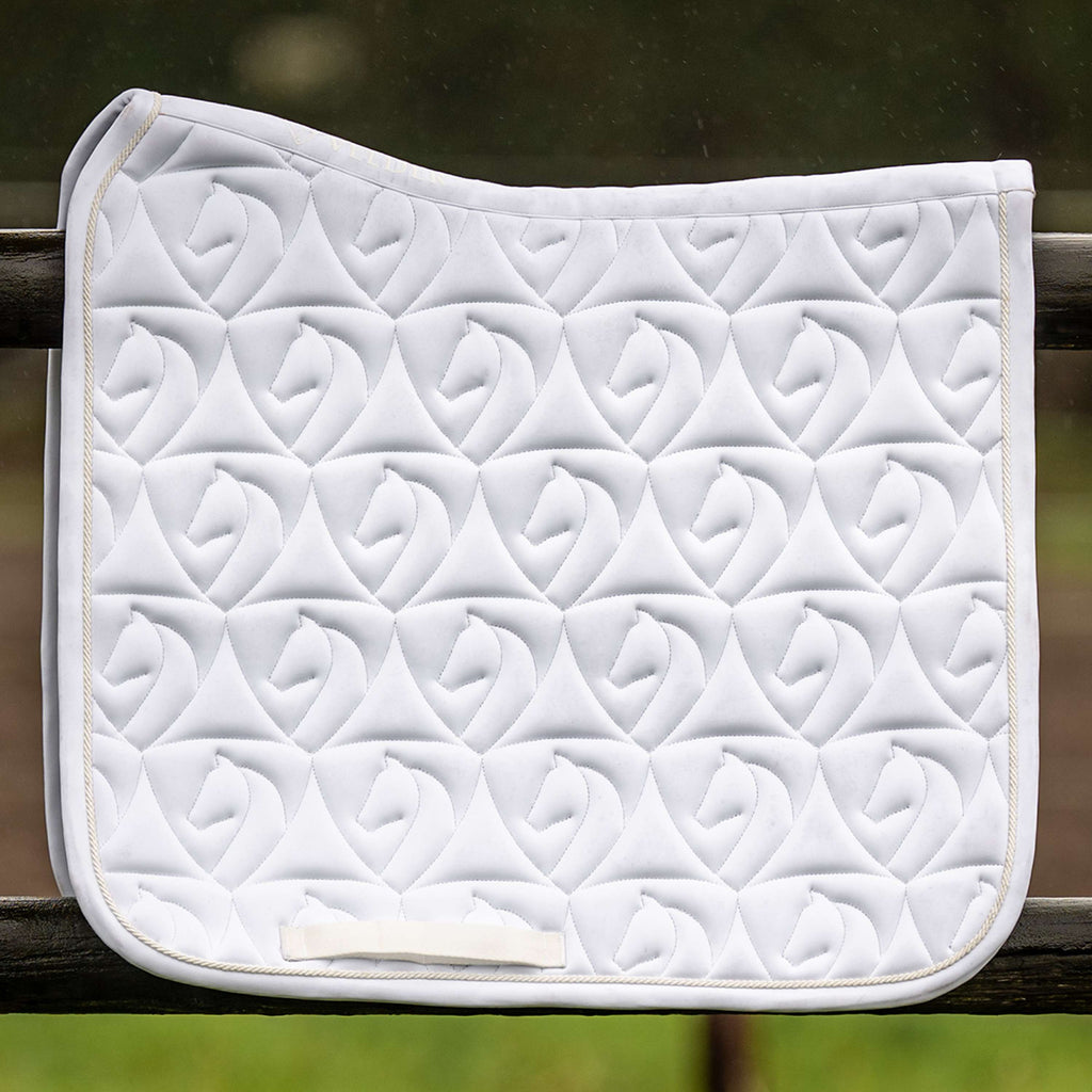 Velder Horsewear Tapis de Selle Unibeau Dressage Blanc