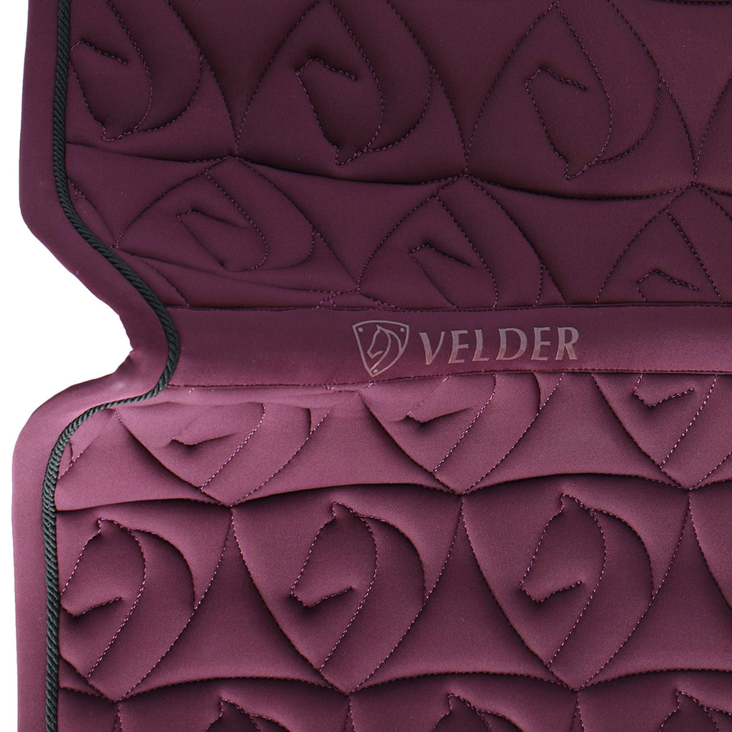 Velder Horsewear Tapis de Selle Unibeau Dressage Bordeaux