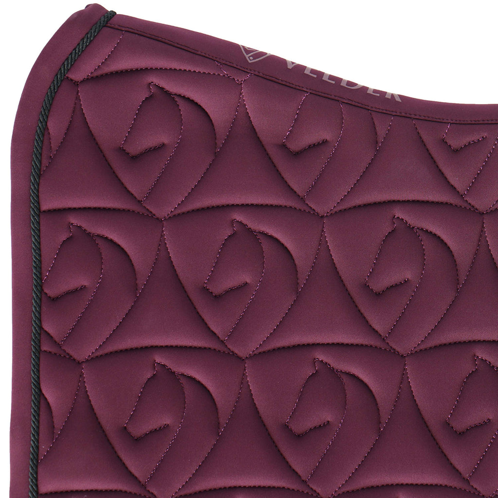 Velder Horsewear Tapis de Selle Unibeau Dressage Bordeaux