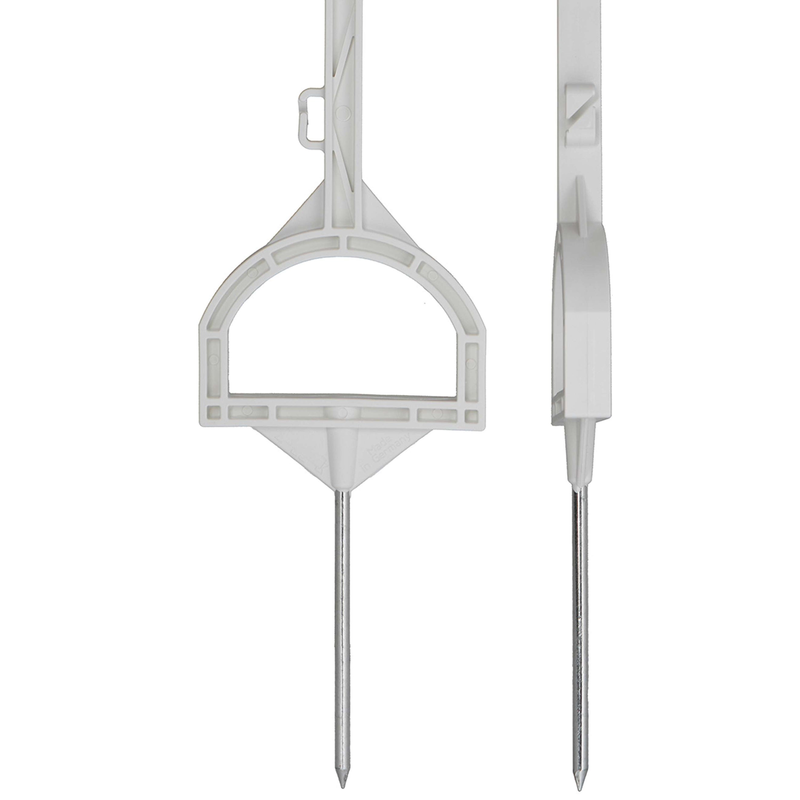 Agradi Power Piquet Avec Étrier 155cm 20 Pièces Blanc Agradi Power Piquet Avec Étrier 155cm 20 Pièces Blanc