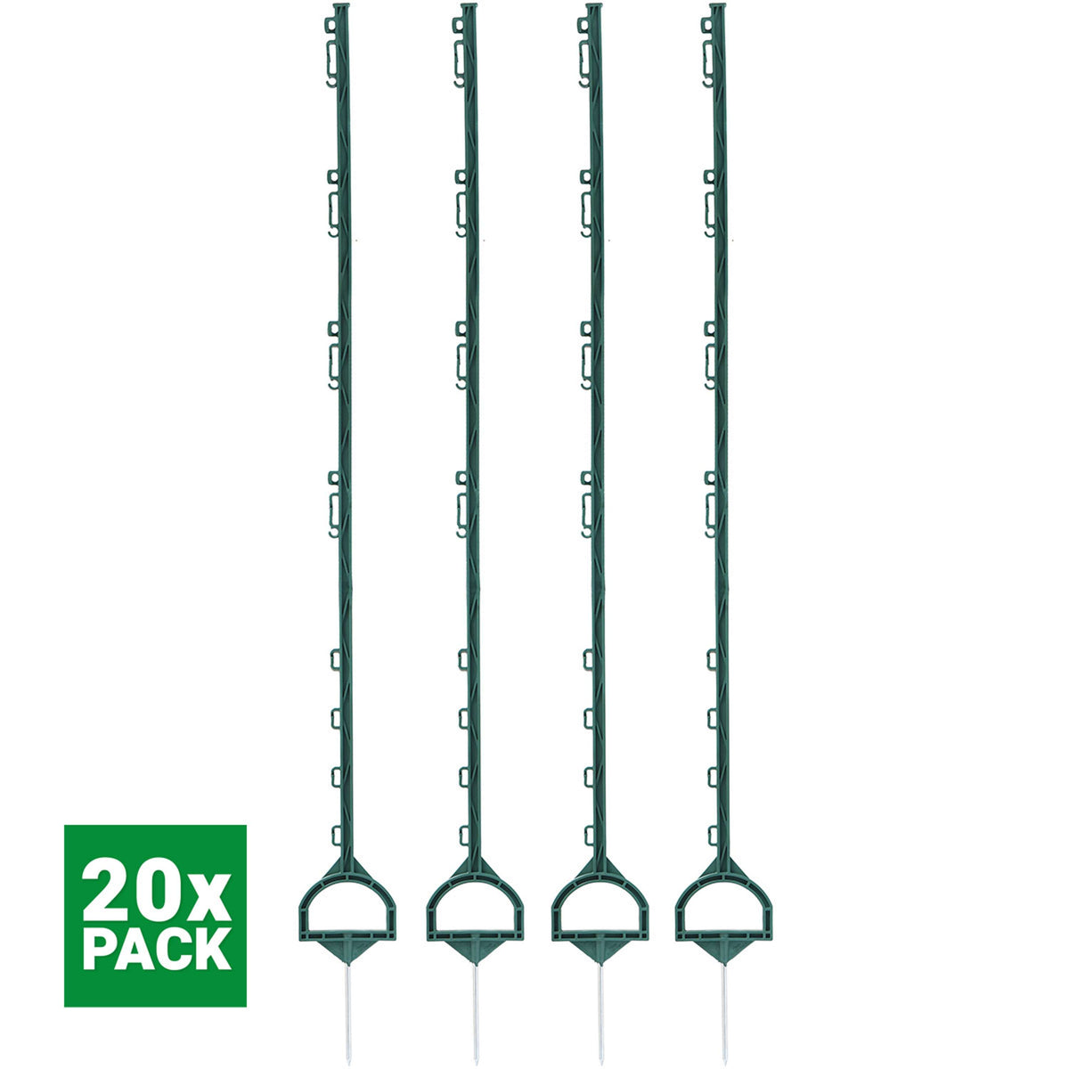 Agradi Power Piquet Avec Étrier 155cm 20 Pièces Vert