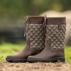 Velder Footwear Bottes d'Extérieur Delphina Marron/Tweed