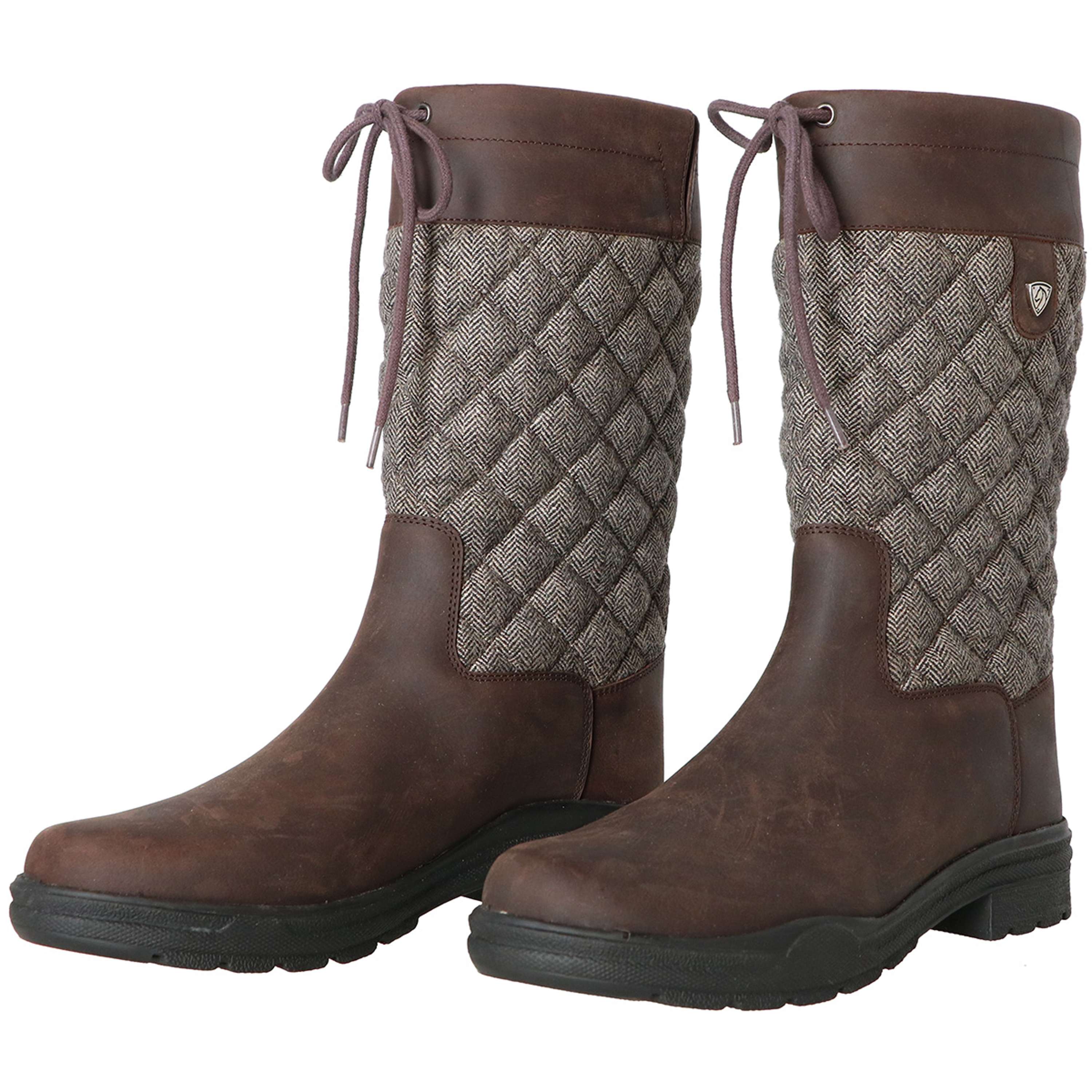 Velder Footwear Bottes d'Extérieur Delphina Marron/Tweed
