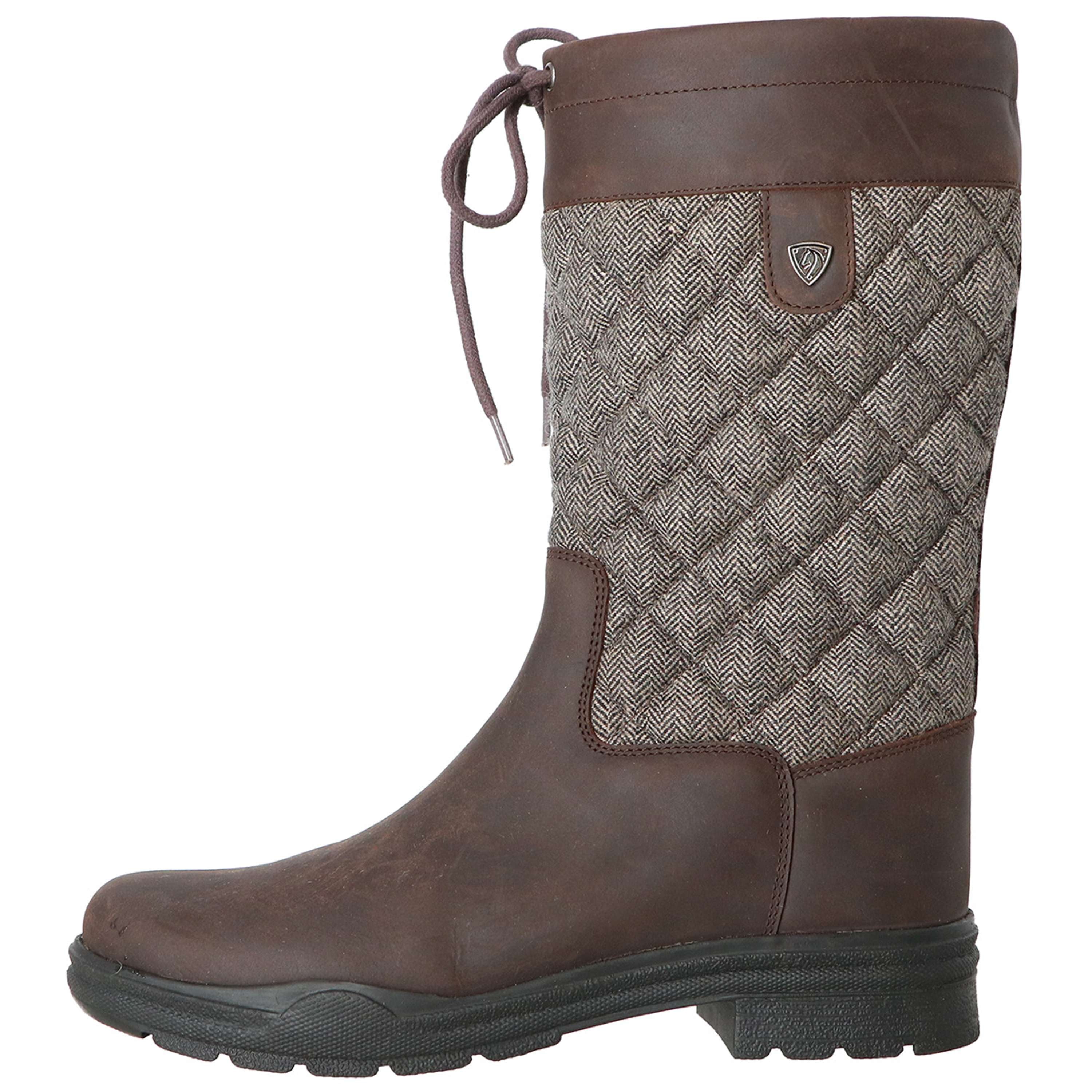 Velder Footwear Bottes d'Extérieur Delphina Marron/Tweed