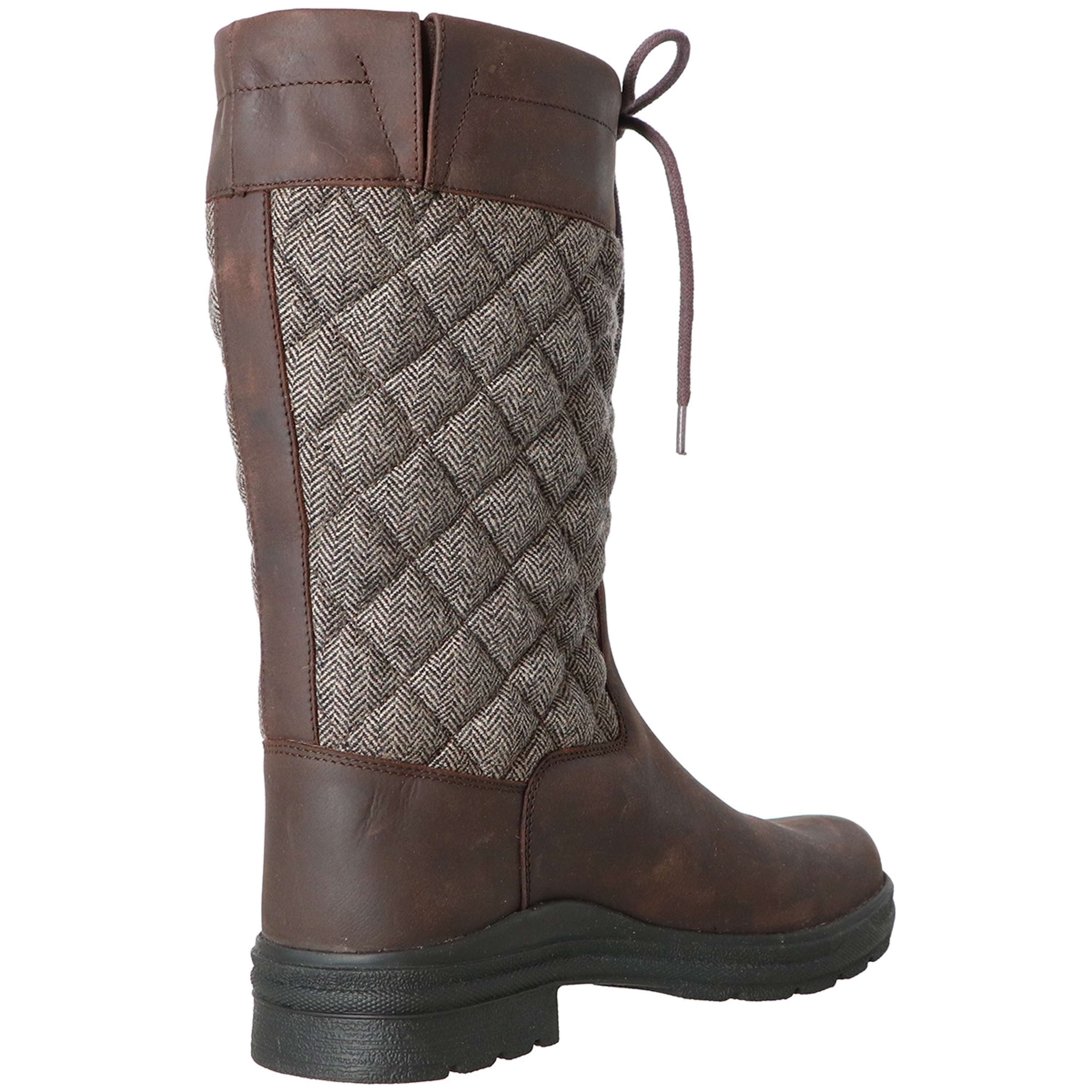 Velder Footwear Bottes d'Extérieur Delphina Marron/Tweed