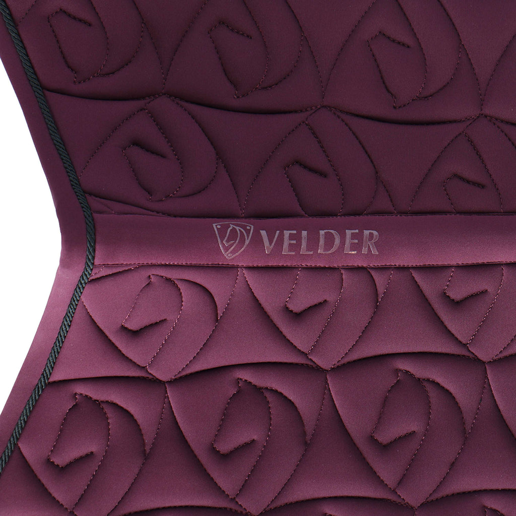 Velder Horsewear Tapis de Selle Unibeau de Saut Bordeaux