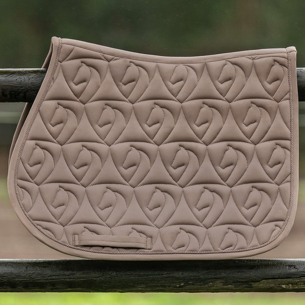 Velder Horsewear Tapis de Selle Unibeau de Saut Taupe