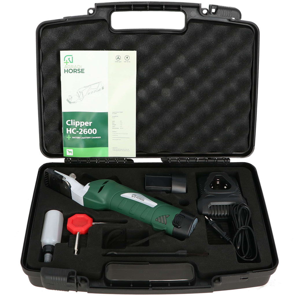 Agradi Horse Tondeuse à batterie HC-2600 Vert