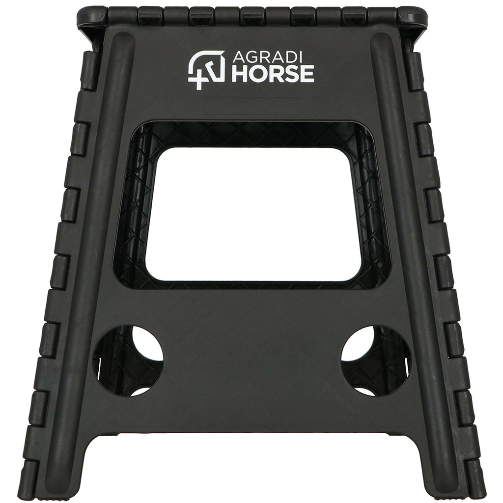 Agradi Horse Petit Marche-Pied Pliant Noir