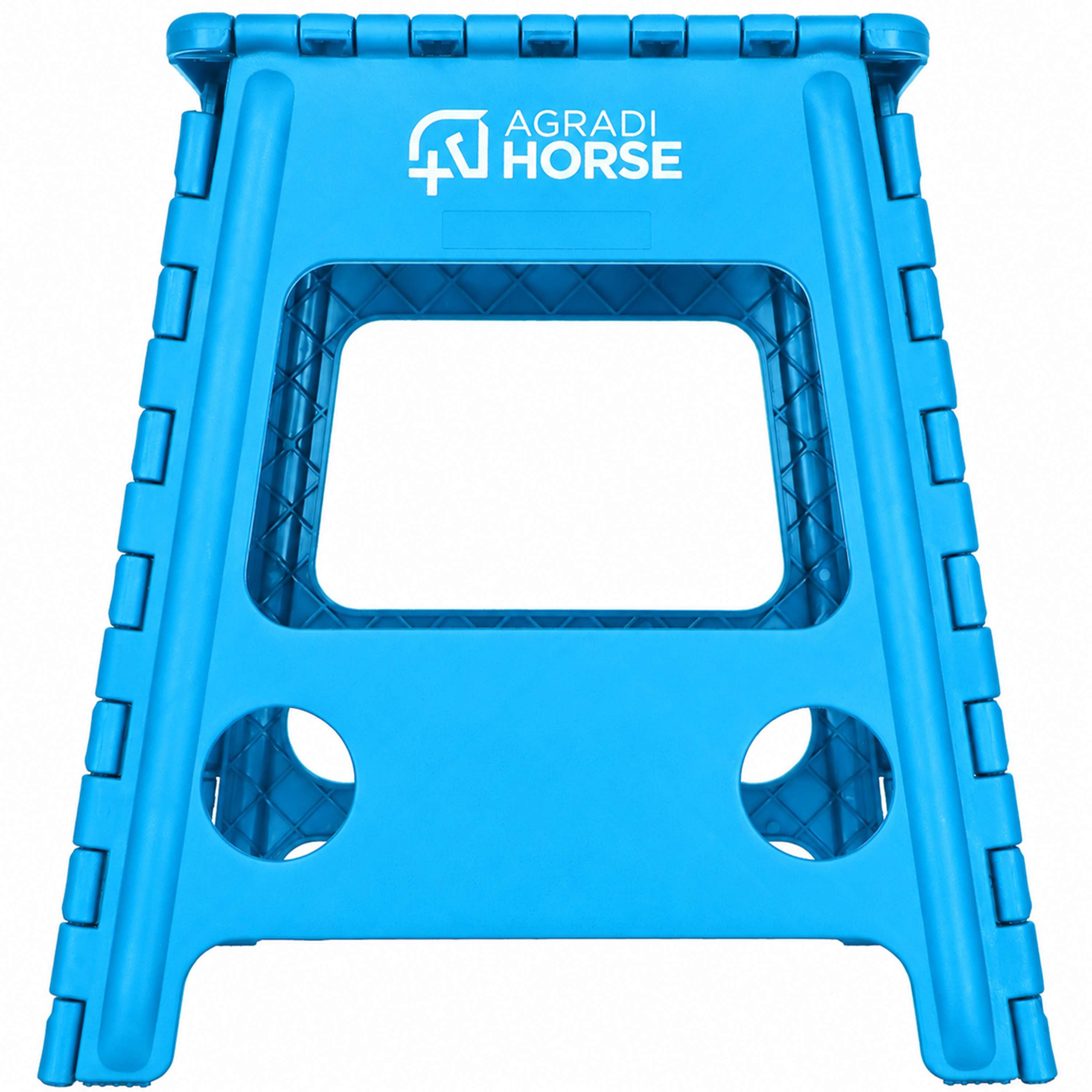 Agradi Horse Petit Marche-Pied Pliant Bleu