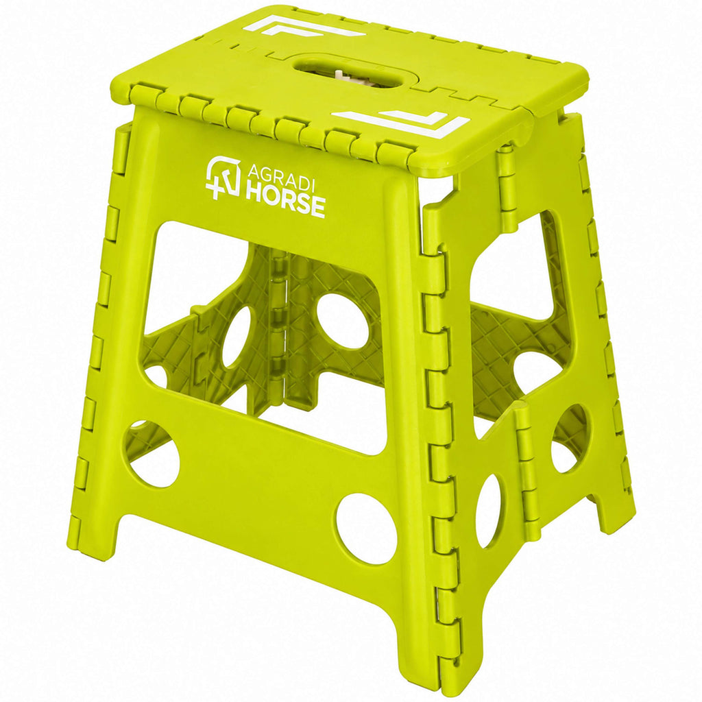 Agradi Horse Petit Marche-Pied Pliant Vert Lime
