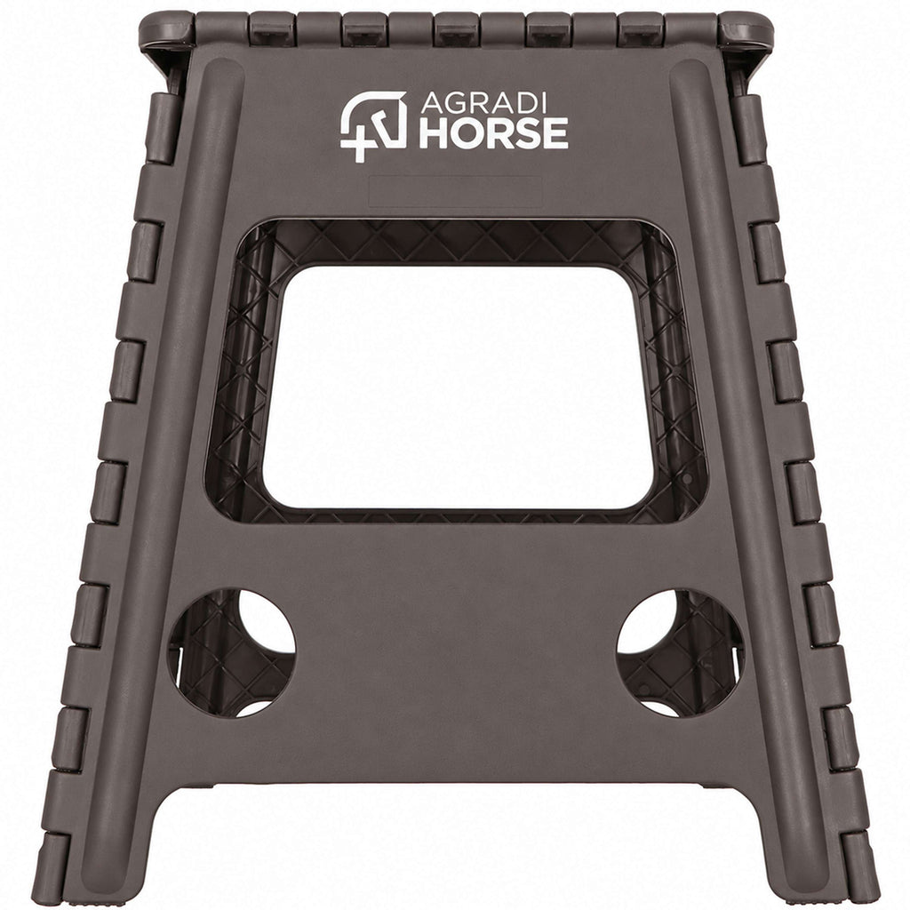 Agradi Horse Petit Marche-Pied Pliant Marron