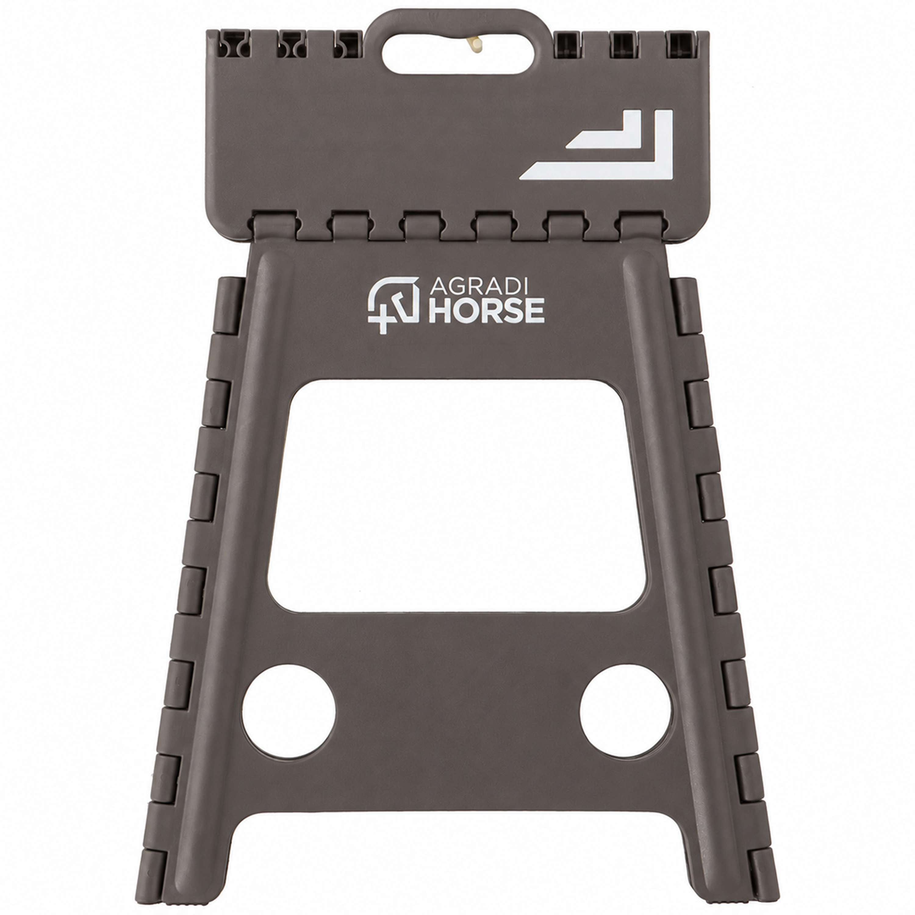 Agradi Horse Petit Marche-Pied Pliant Marron
