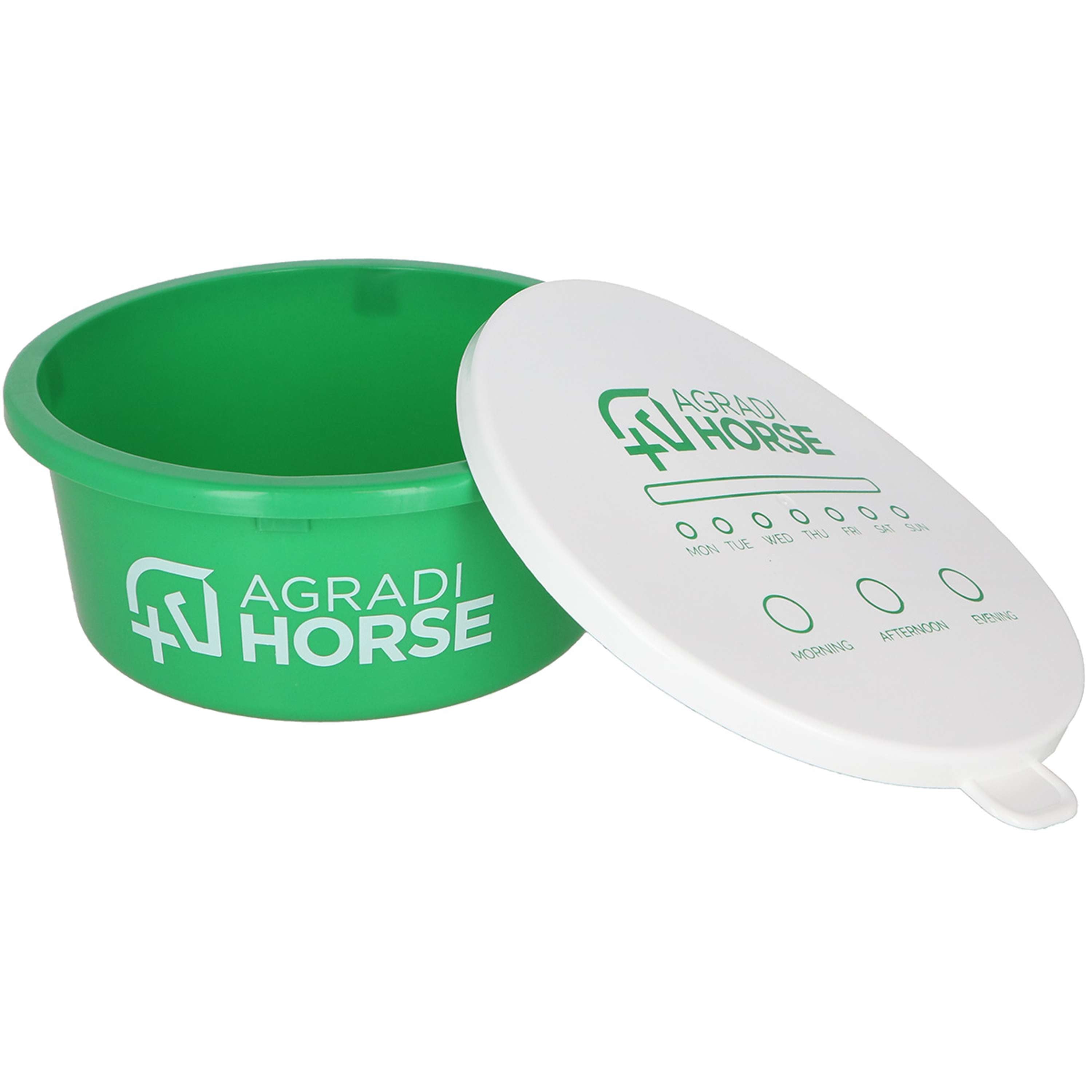 Agradi Horse Mangeoire avec Couvercle Vert