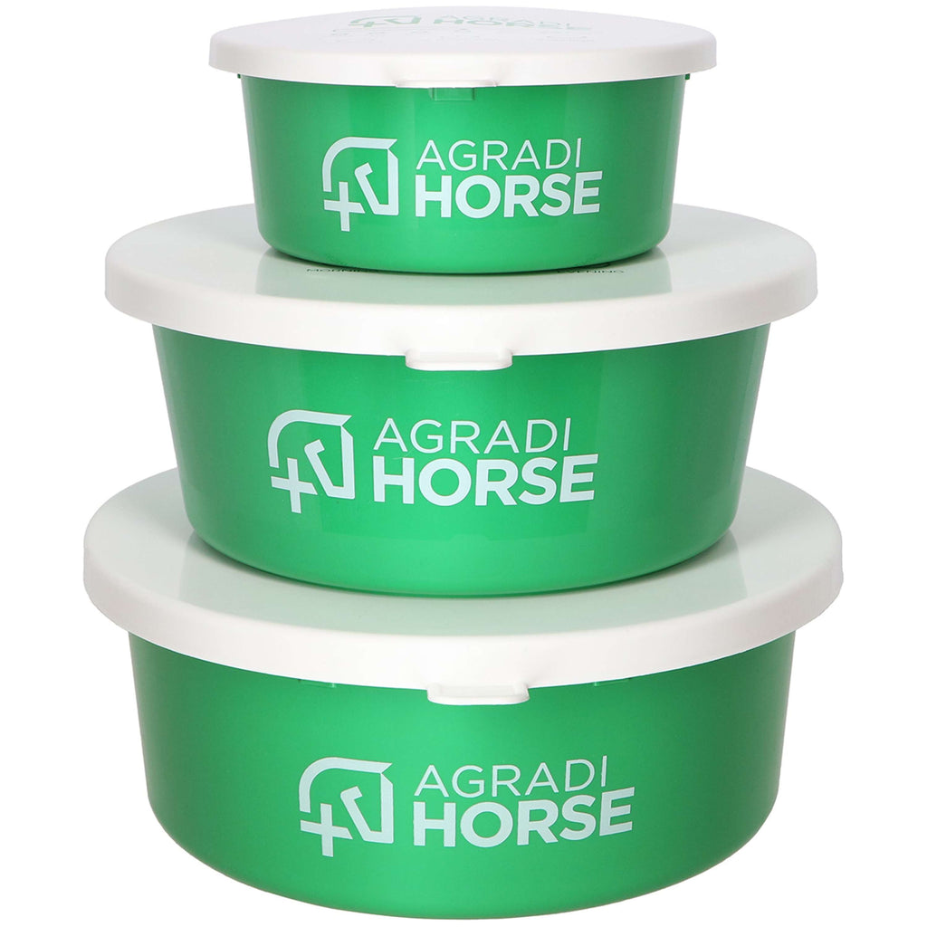 Agradi Horse Mangeoire avec Couvercle Vert