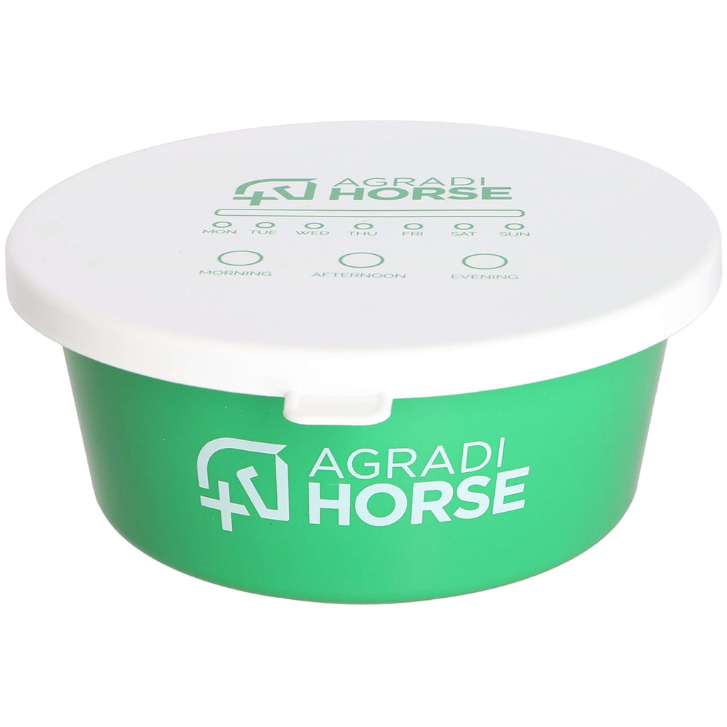 Agradi Horse Mangeoire avec Couvercle Vert